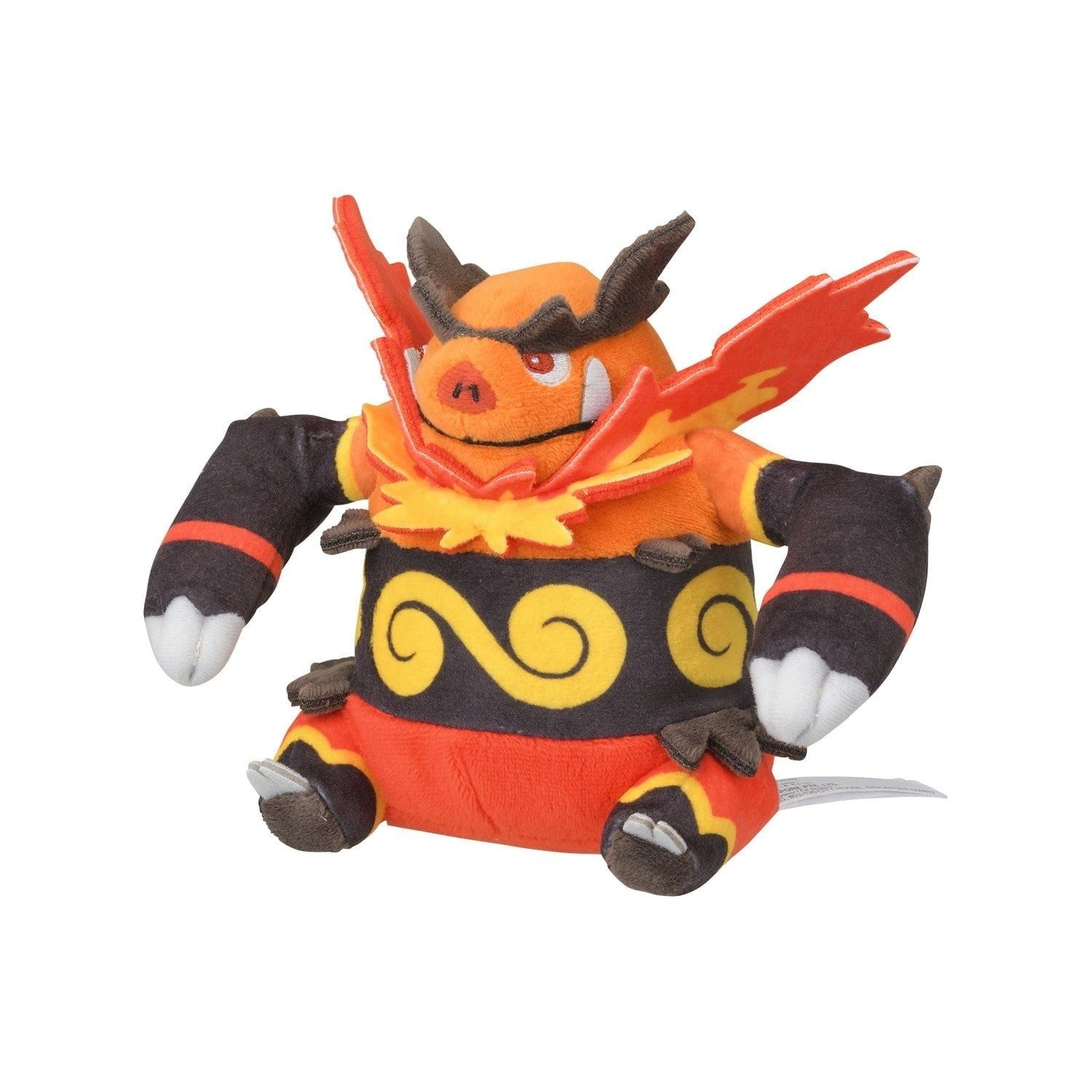 Pokémon Center Plüschfigur Pokemon Flambirex Kuscheltier - 17 cm Plüschtier Emboar