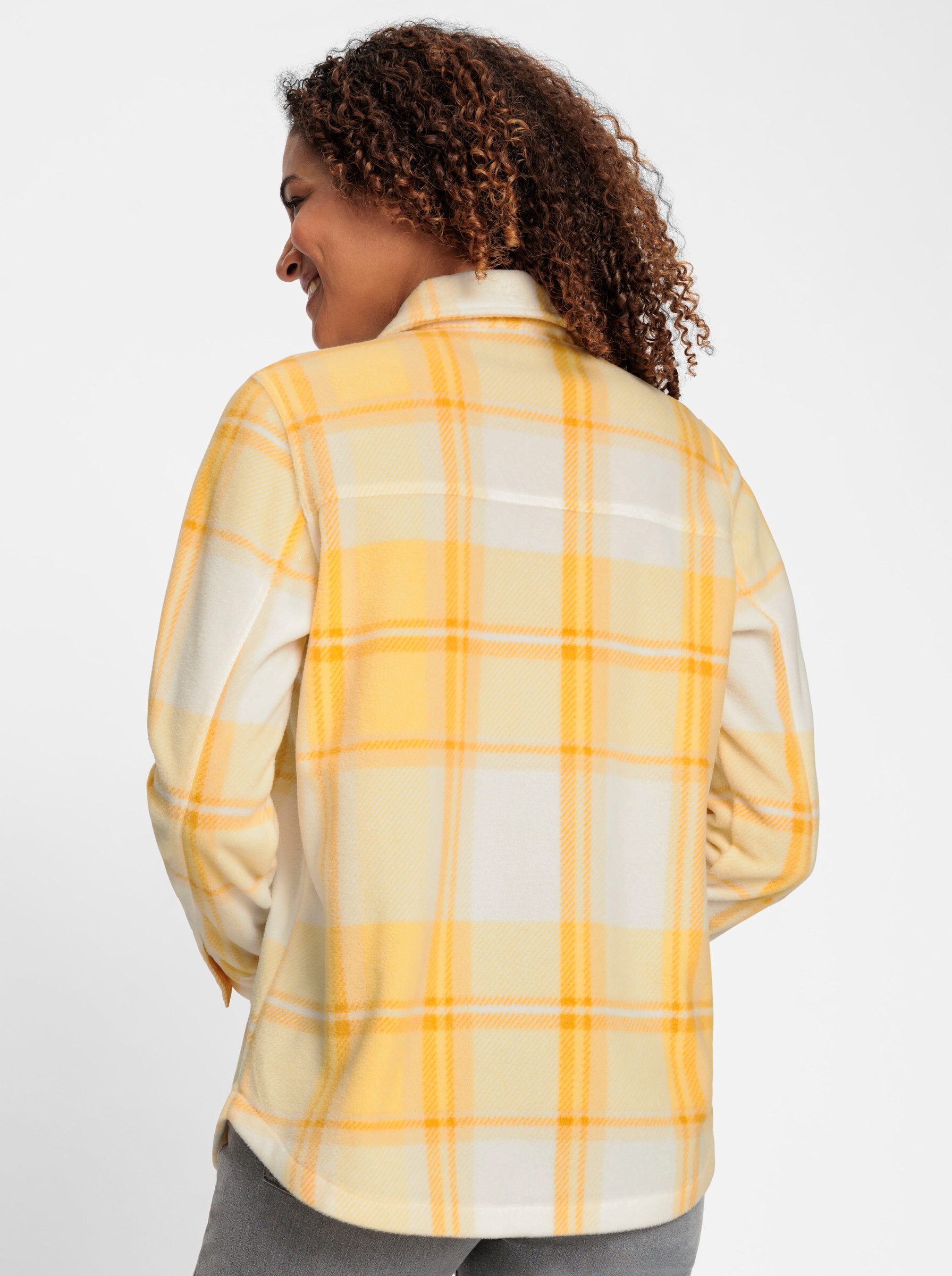 Witt Fleeceshirt Fleece-Bluse Langarm Länge ca. 74 cm