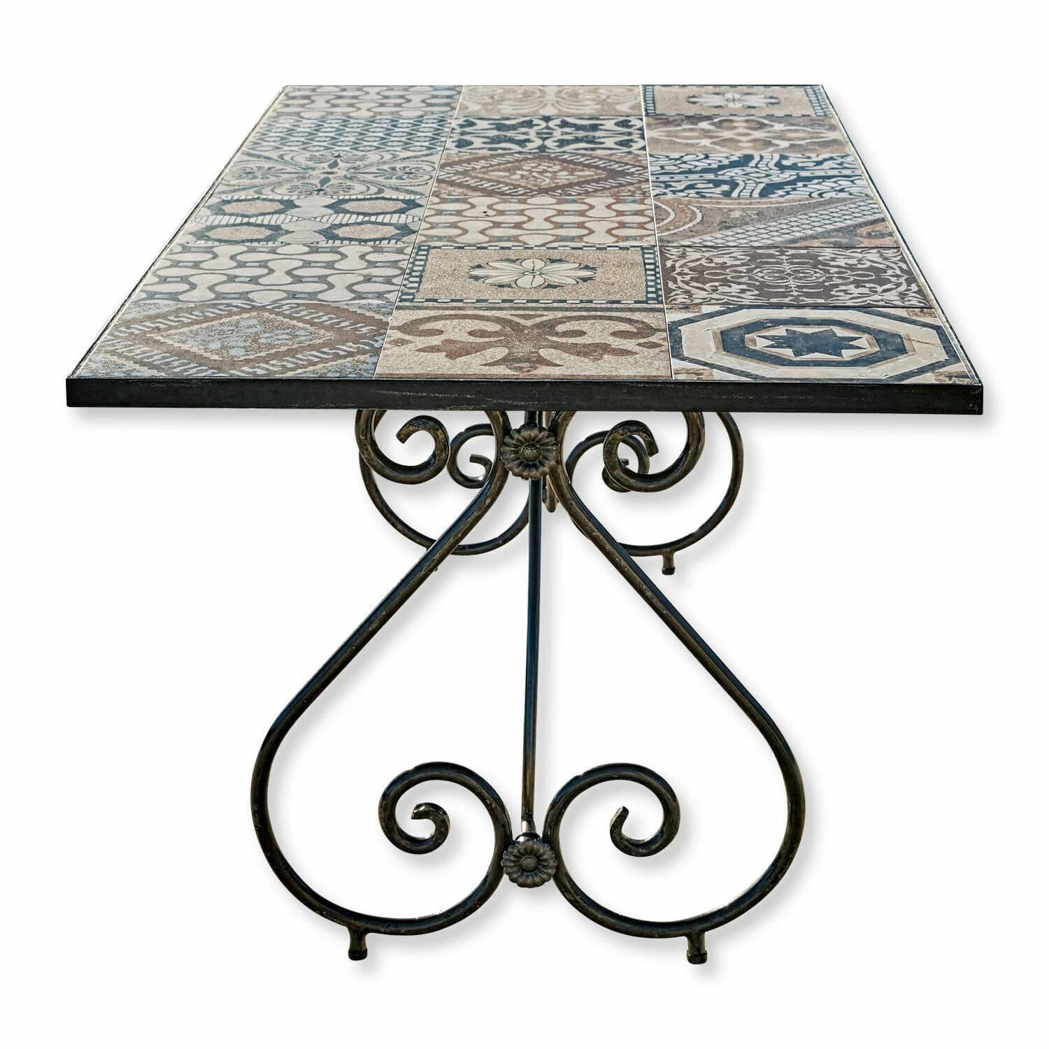 Mirabeau Gartentisch Tisch Grainville bunt/schwarz