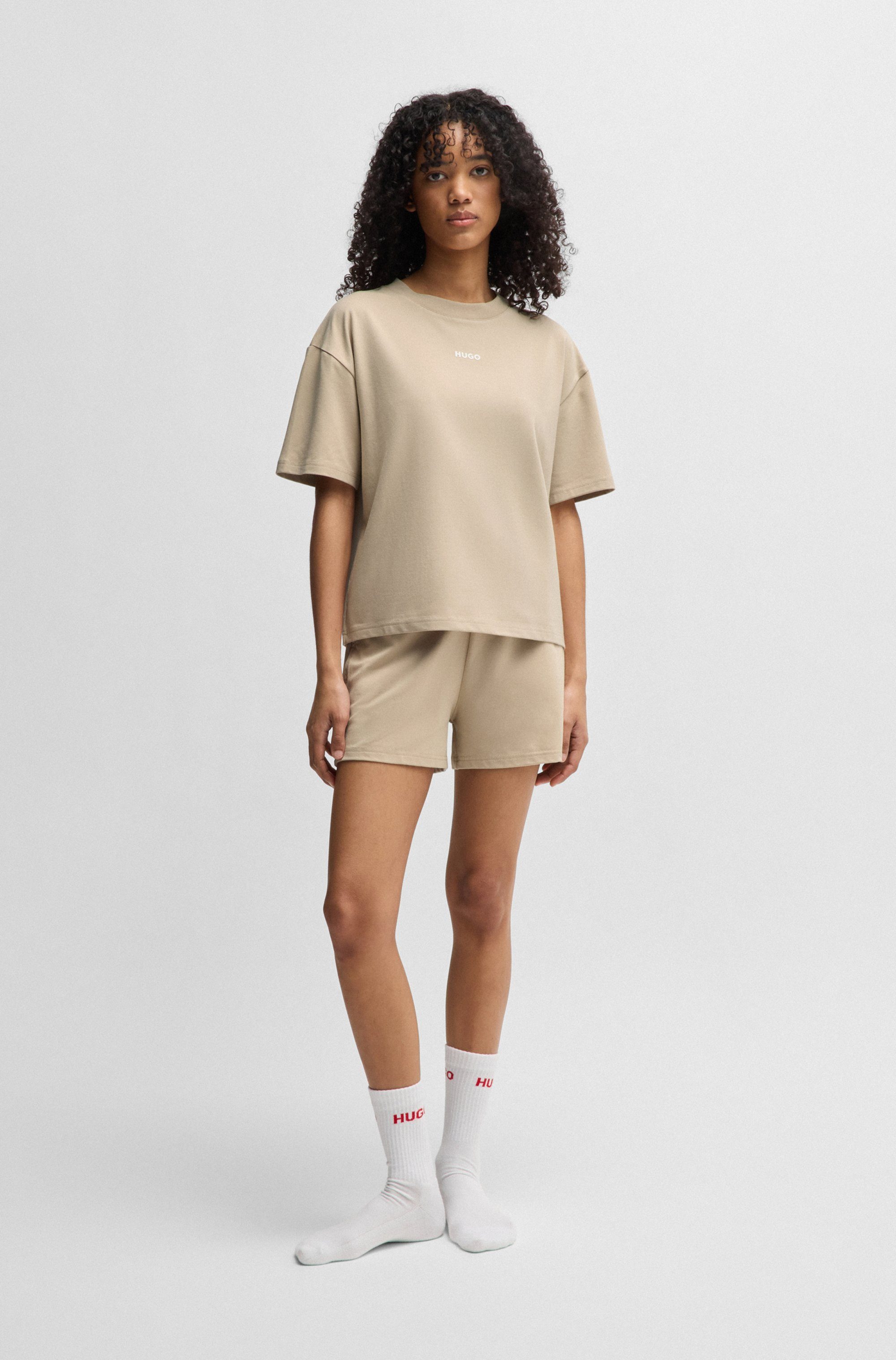 HUGO T-Shirt SHUFFLE_T-SHIRT mit Rundhalsausschnitt
