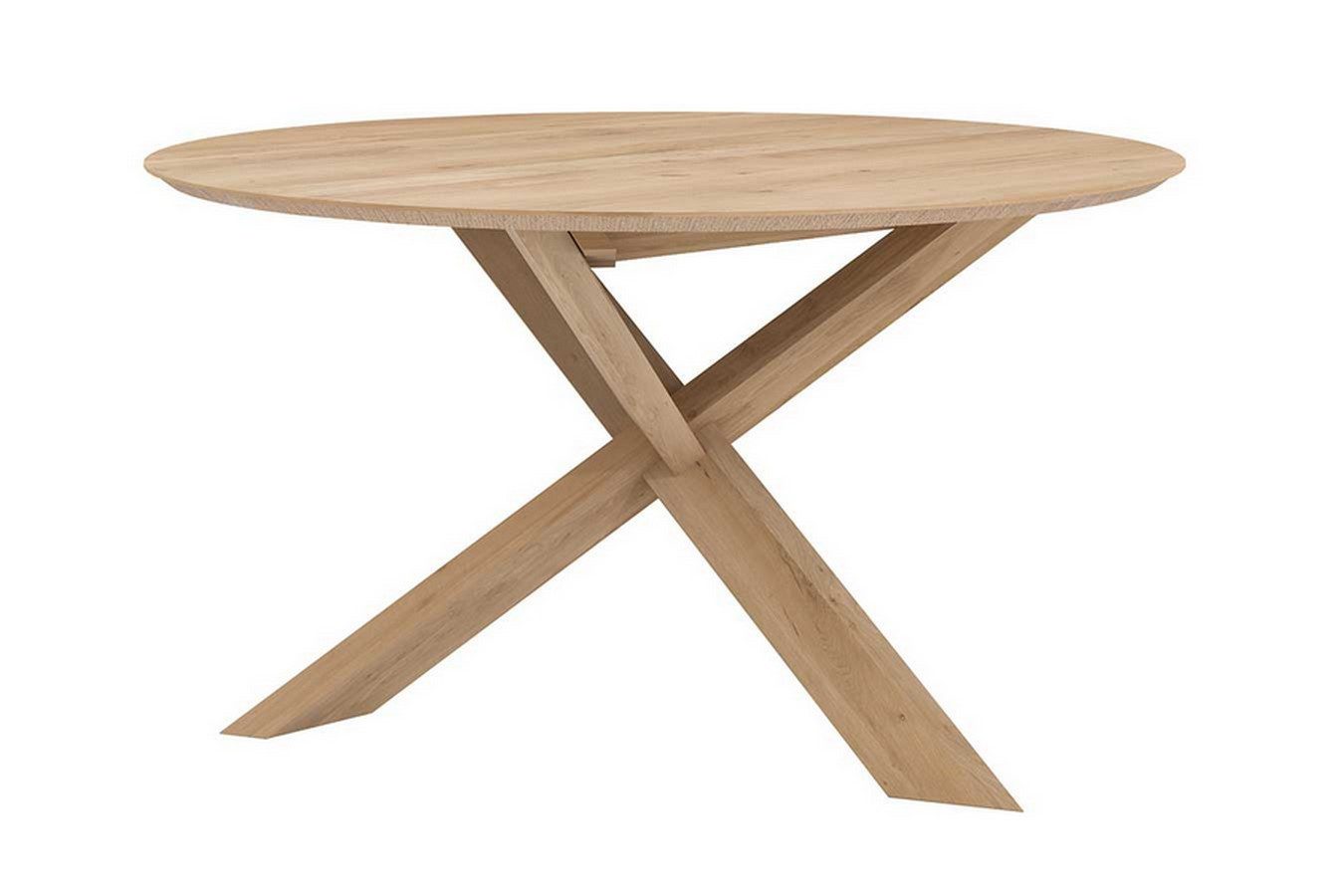 Ethnicraft Küchentisch Esstisch Circle Eiche natur D 136 cm