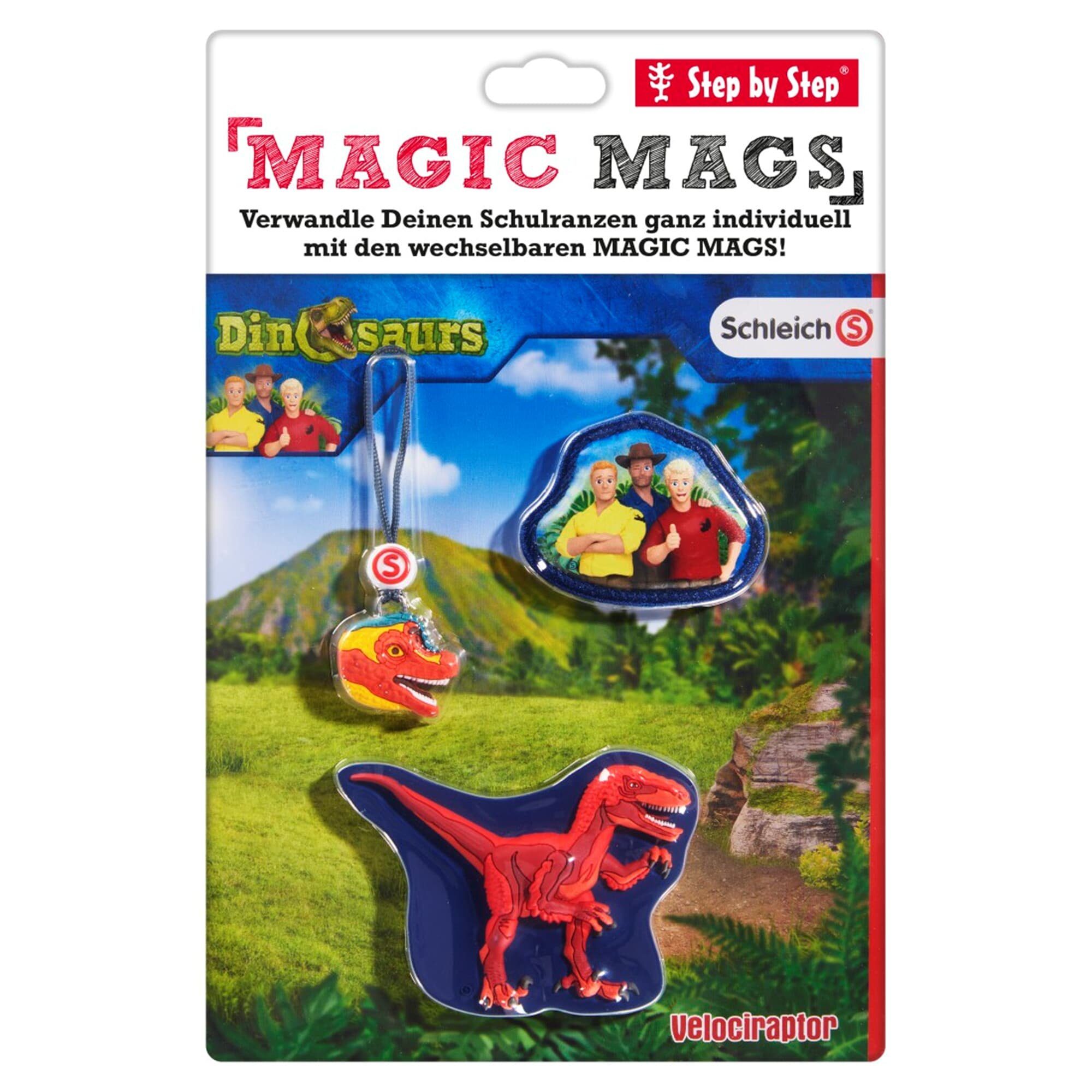 Step by Step Schulranzen MAGIC MAGS Dinosaurs, Velociraptor