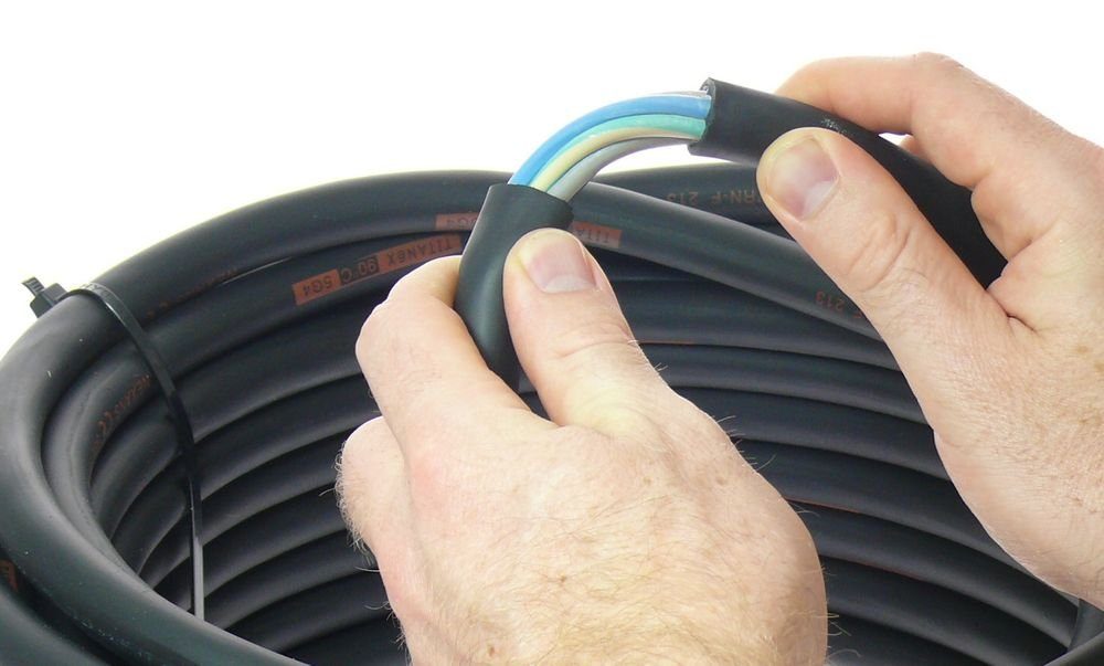nexans Gummischlauchleitung TITANEX H07RN-F 1,5 -70mm² robust Meterware 3X1,5 Elektro-Kabel, 3x1.5m²