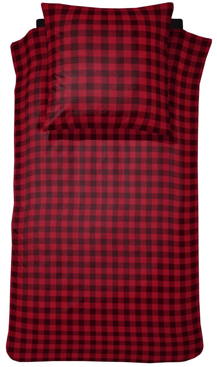 damai Bettwäsche Timber, Flanell, 2 teilig, günstig online kaufen