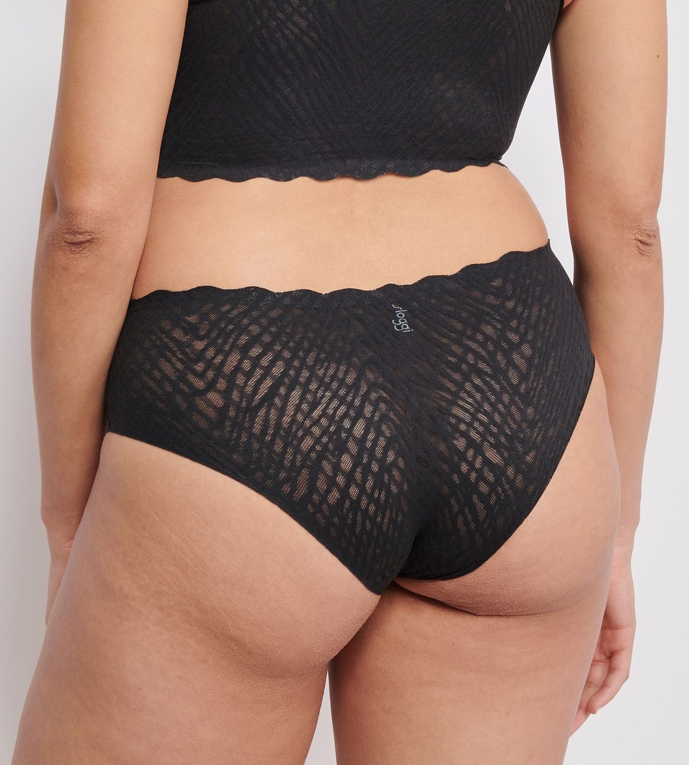 sloggi Slip Zero Feel Bliss Hipster (Set) saumlosen Abschlüsse, Wellenkante, Muster, transparent im 2er Pack – Bild 4 von 5