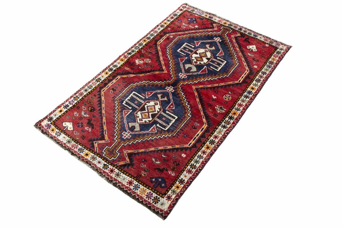 Orientteppich / 10 Nain Höhe: mm Orientteppich Handgeknüpfter 106x167 Shiraz Trading, rechteckig, Perserteppich,