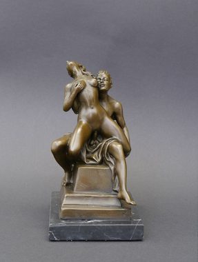 AFG Dekoobjekt Zeitlose Erotik: Bronze Skulptur - Pärchen beim Liebesakt