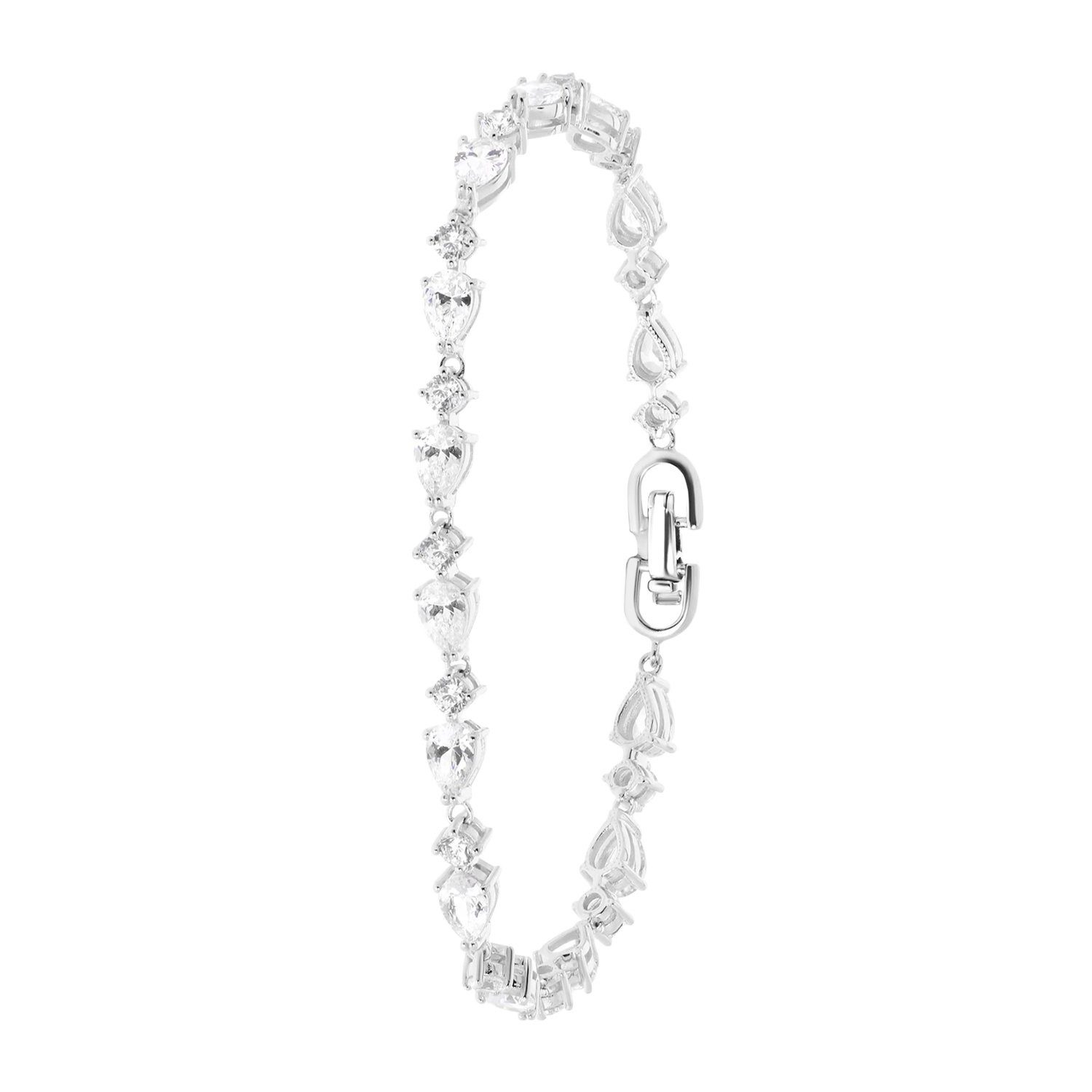 LUCARDI Tennisarmband Armband - 925 Silber - Silber - Zirkonia - Damen