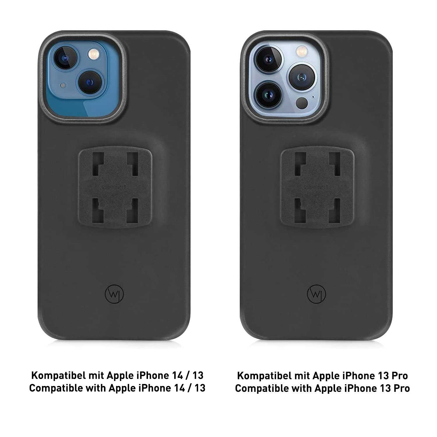 Wicked Chili Handy-Halterung QuickMOUNT Case für iPhone 13 / 13 Pro Schutzhülle, (1er Set)