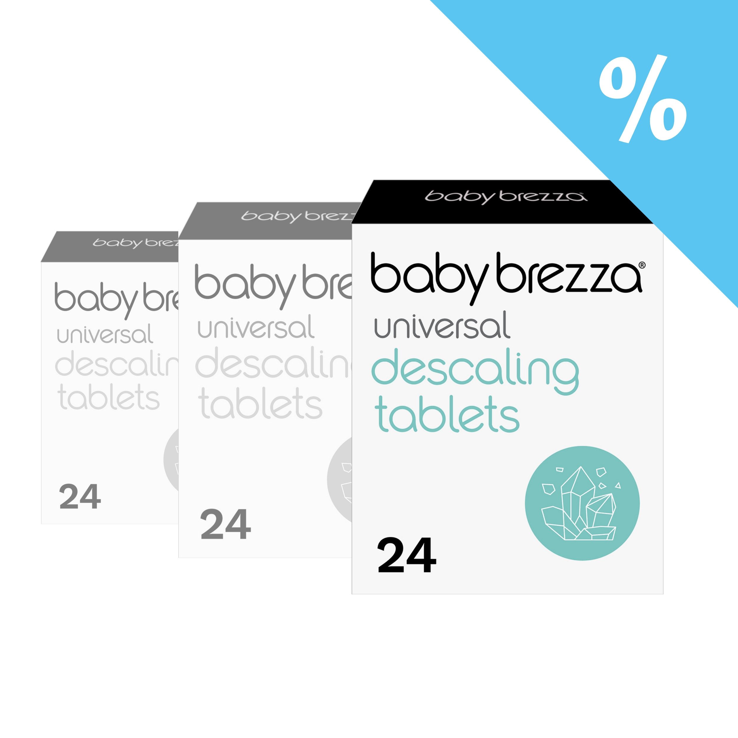 Baby Brezza Universal-Entkalkungstabletten Vorteils-Sets Entkalker (3-St. kompatibel für alle Baby Brezza Geräte)