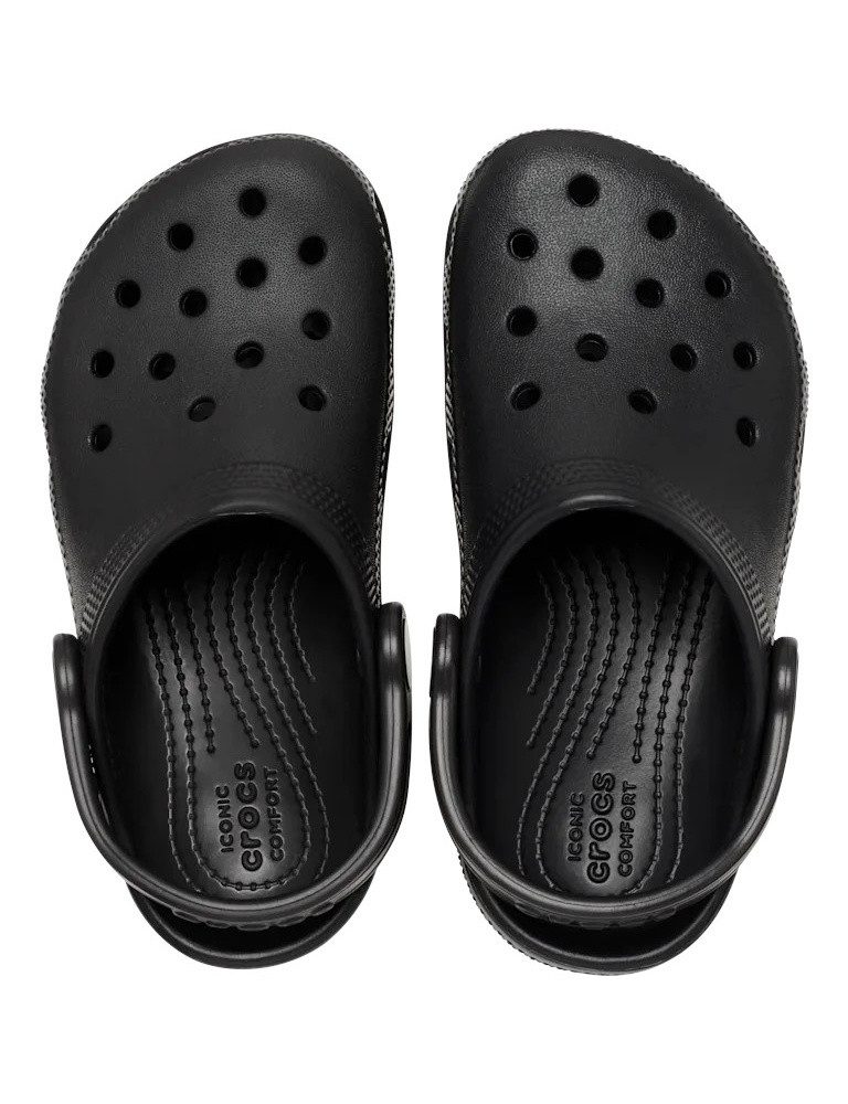 Crocs Sandale Classic Clog K schwarz Kinder Badeschuh – Bild 3 von 5