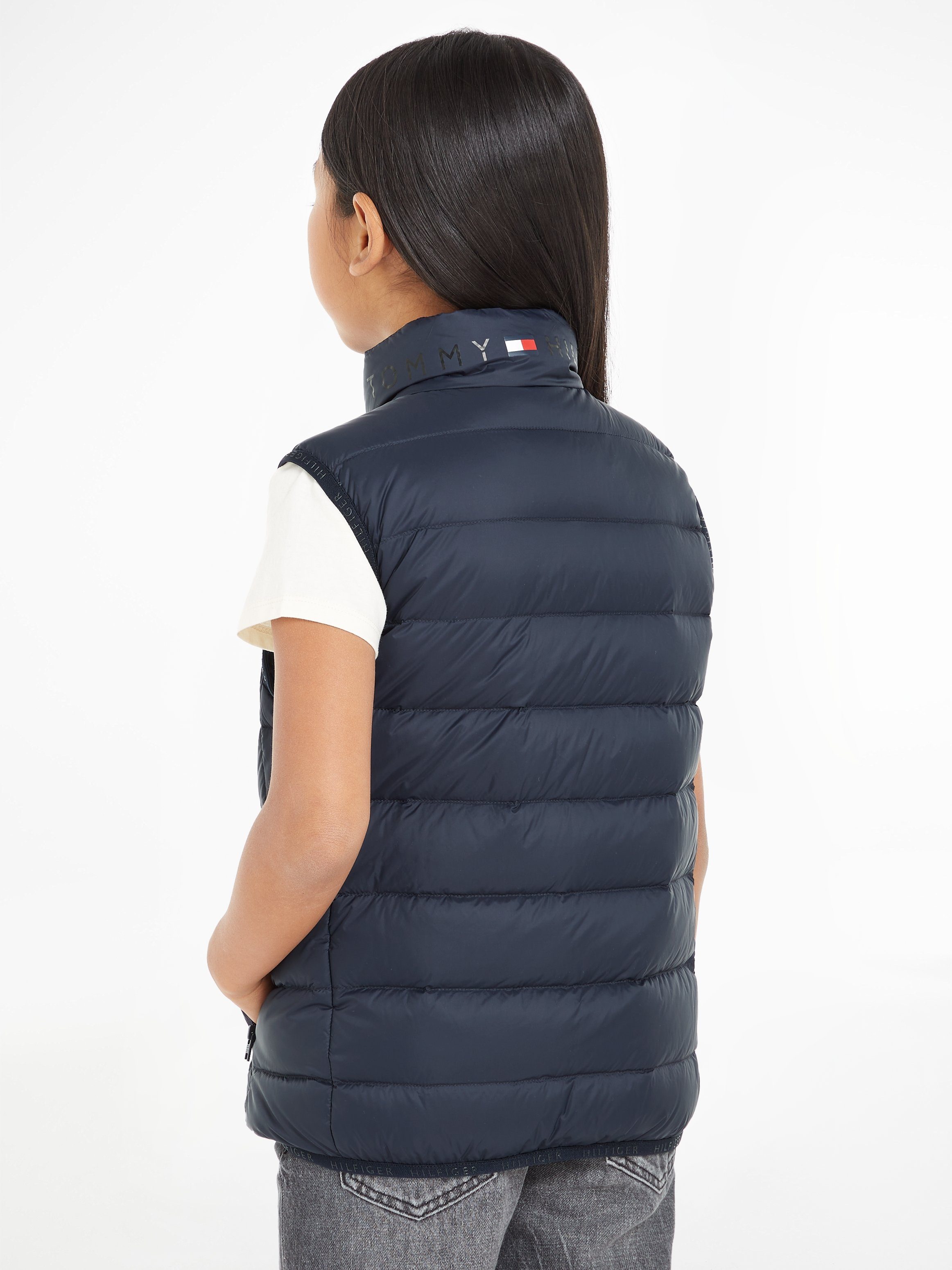 Tommy Hilfiger Daunenweste U ESSENTIAL Kinder Kinder LIGHT VEST Junior MiniMe,für Kids