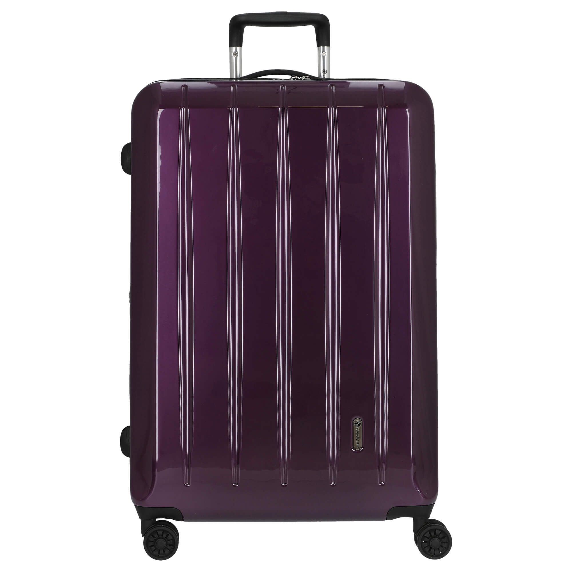 CHECK.IN® Koffer London 2.0 - 4-Rollen-Trolley 75 cm (lila), 4 Rollen