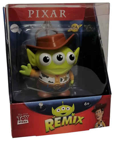 Disney Pixar Spielfigur Mattel Disney Pixar HCC10 Remix Aliens Woody mit Hut Cowboy Toy Story