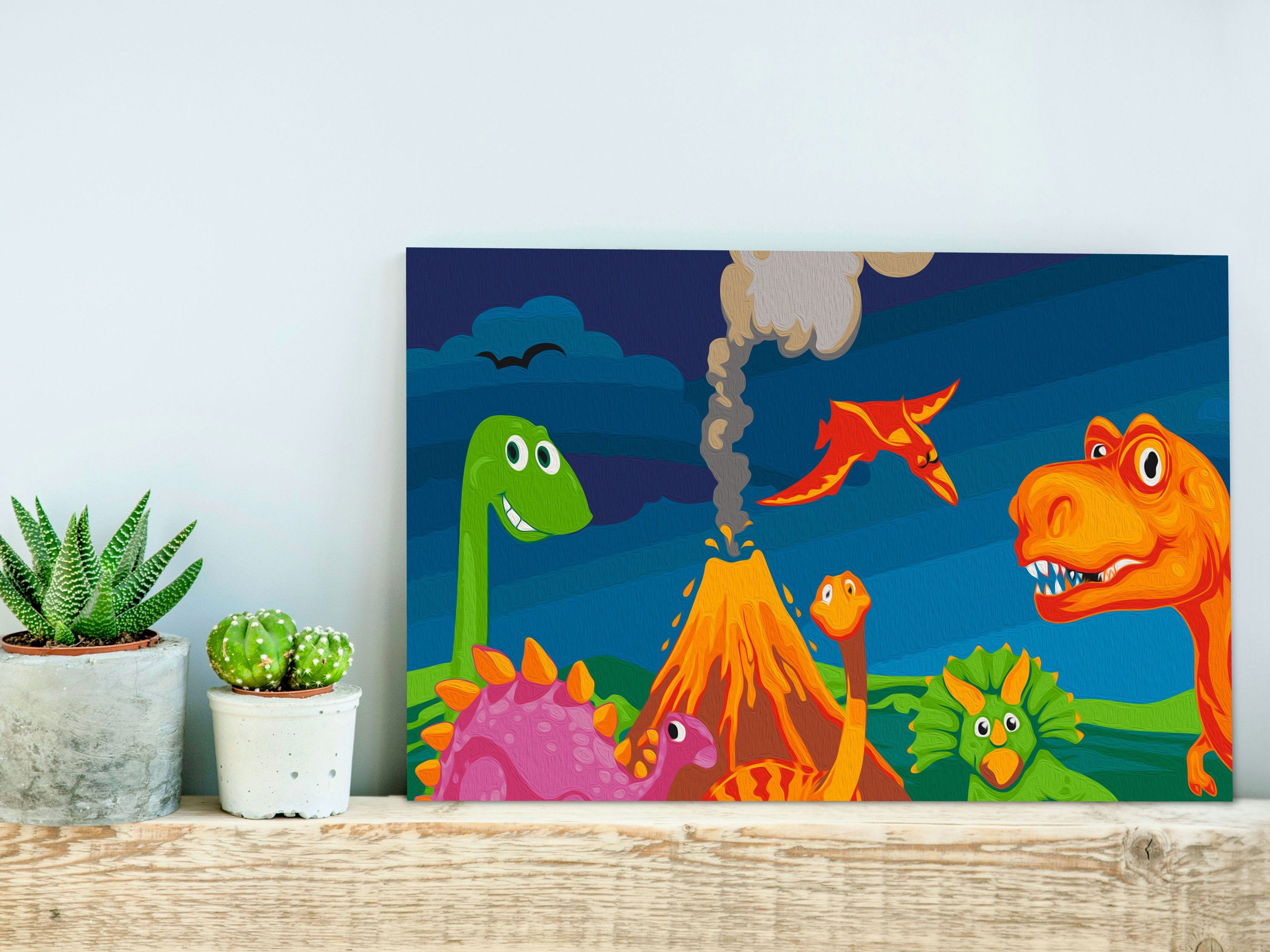 Thumbnail - Artgeist Malen nach Zahlen Dinosaur World