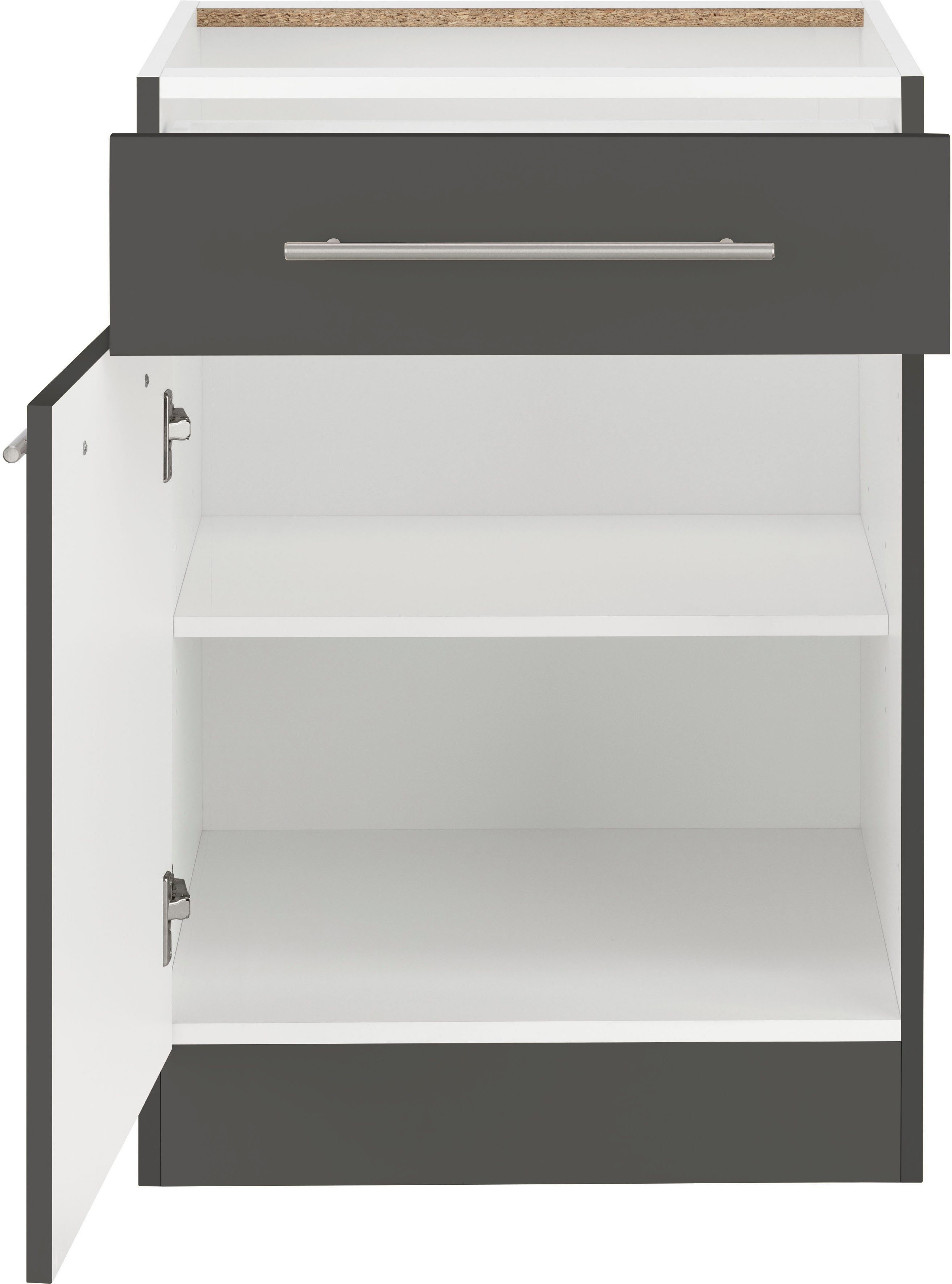 wiho Küchen Unterschrank Unna 60 cm breit, ohne Arbeitsplatte – Bild 4 von 5