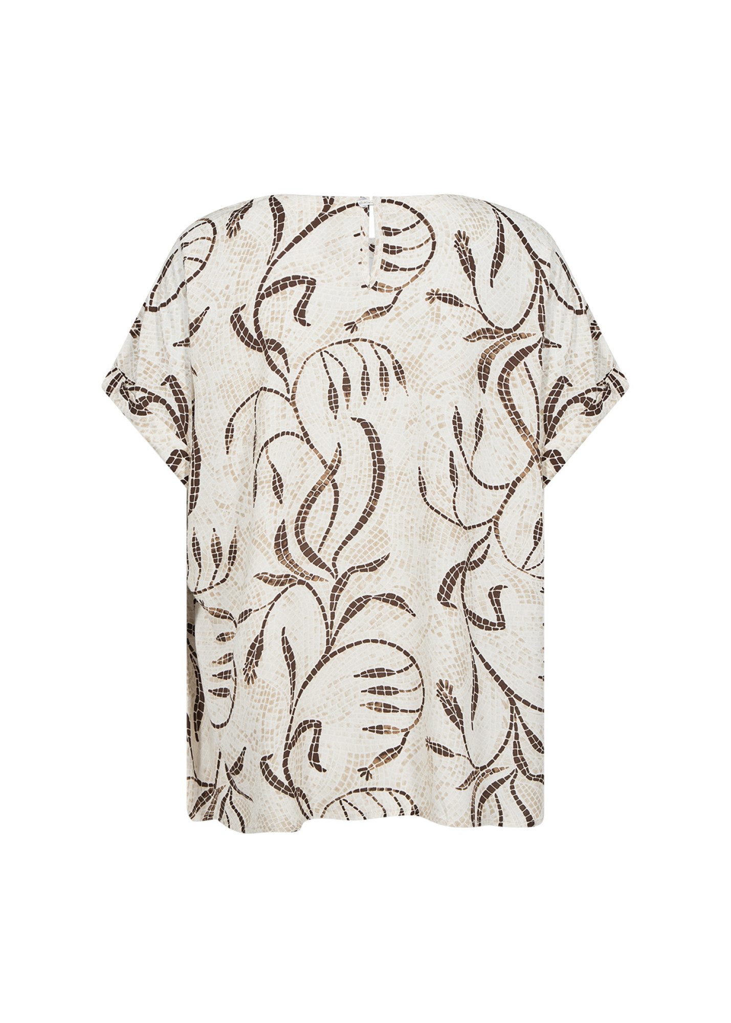 soyaconcept Langarmbluse - Langarm–Bluse – Mosaik-Print