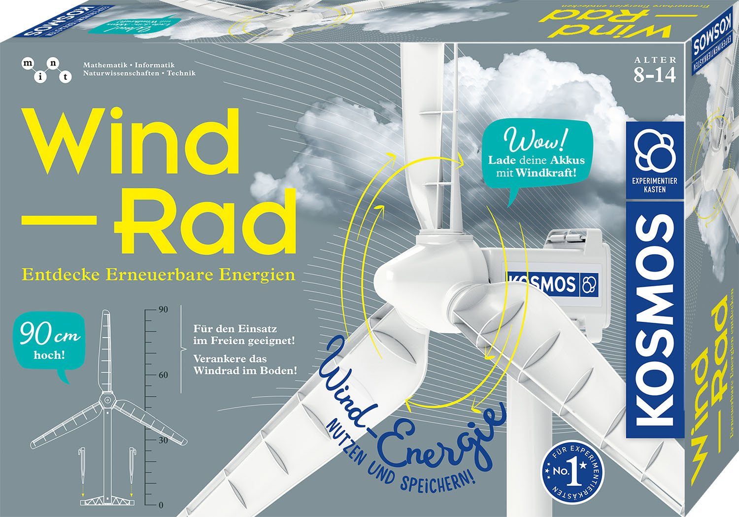 Kosmos Modellbausatz Wind-Rad