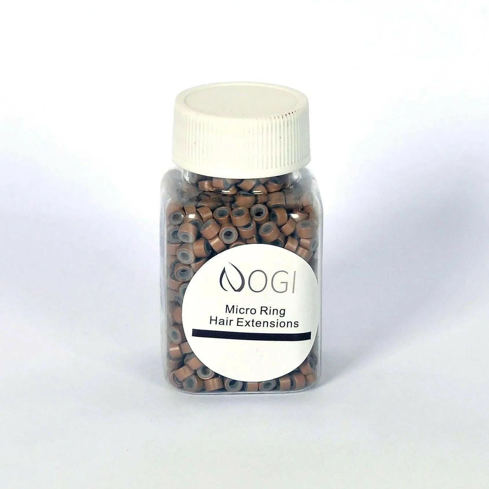 NOGI Haarstyling-Set NOGI Accessoires – Mikroringe 50G, Mit schonender Silikoneinlage für sicheren Halt.