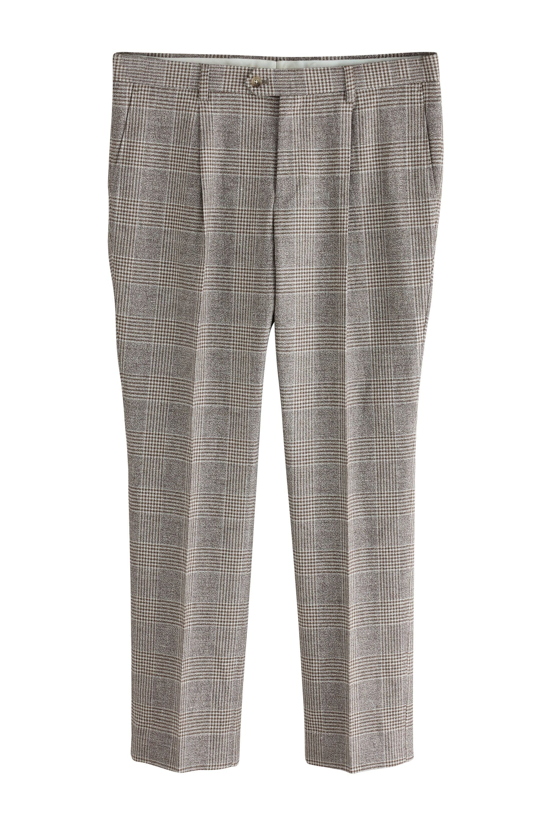 Next Anzughose Tailored Fit Anzughose mit Karomuster (1-tlg)