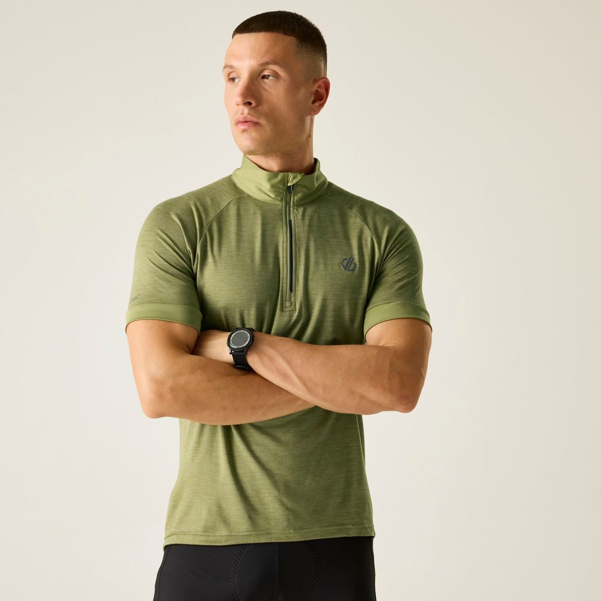 Dare2b Radtrikot Pedal It Out II Jersey Herren-Fahrradtrikot mit schnelltrocknendem Gewebe, UV-Schutz und