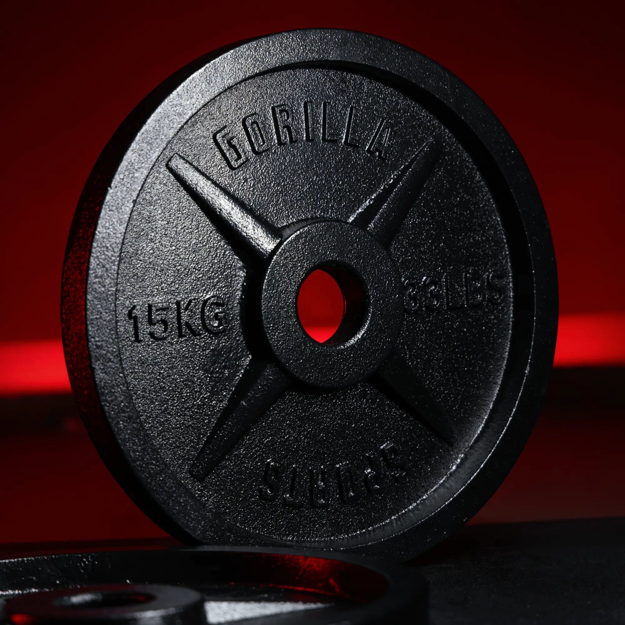 GORILLA SPORTS Hantelscheibe Hantelscheibe Olympia Gusseisen 50/51 mm, 1.25 kg, (1-tlg)