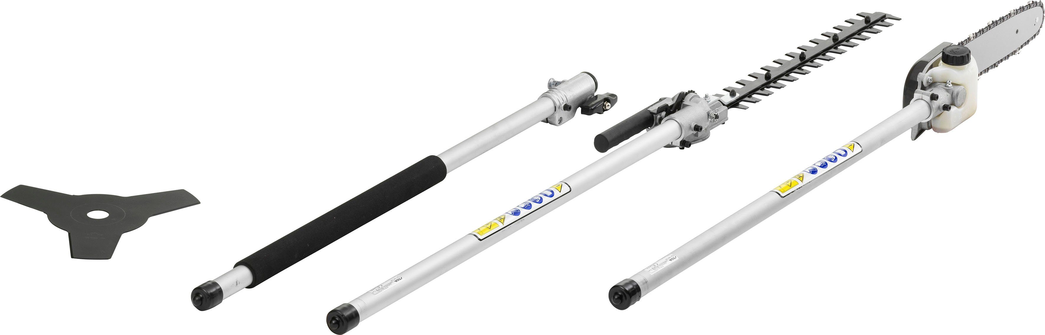 STIGA GARDEN Garten-Multifunktionsgerät MT 330, 4-in-1, 4-in-1, Heckenschere 40 cm Schnittlänge, mit Verlängerung