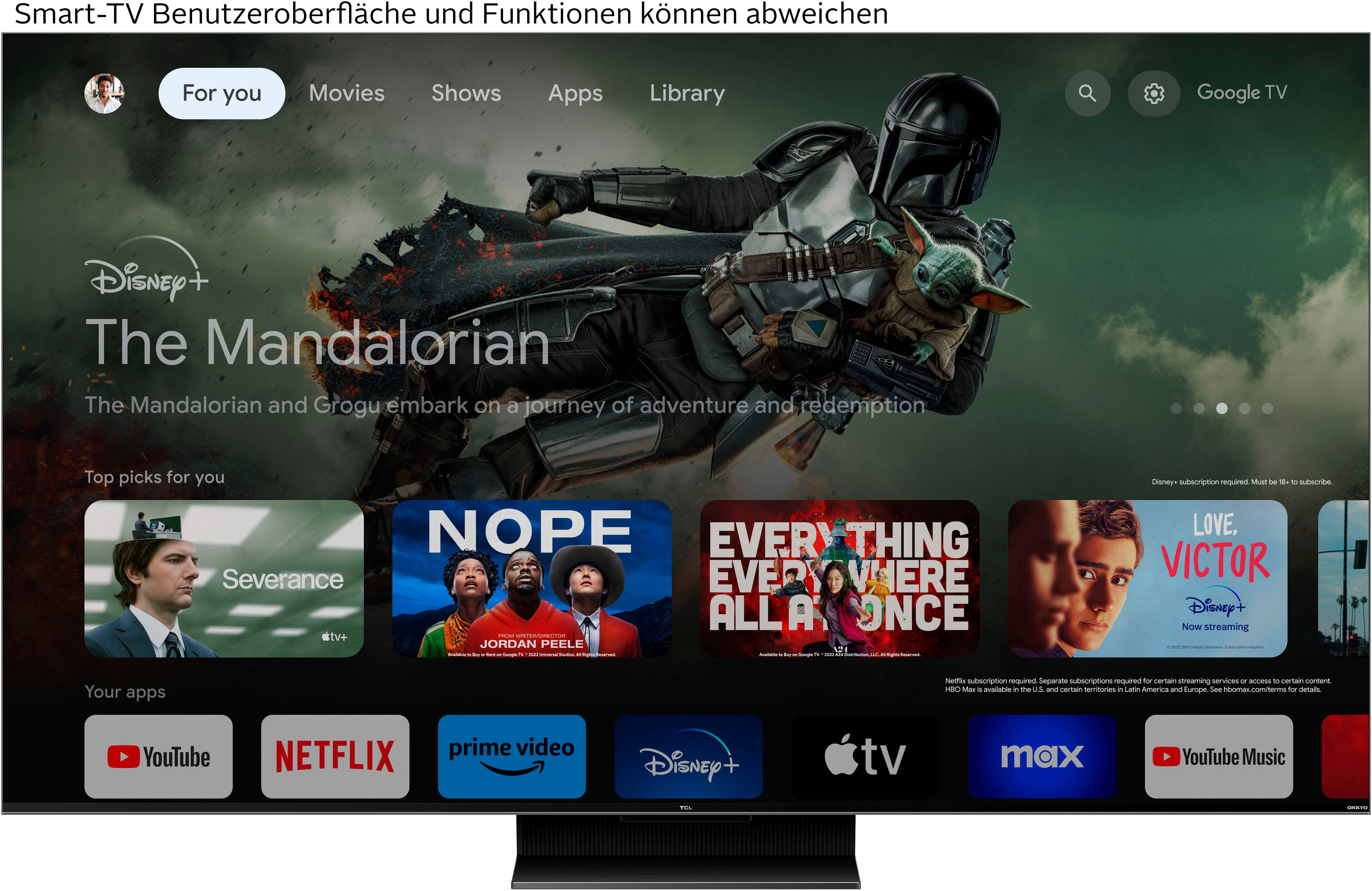 TCL 85C803GX1 Mini-LED-Fernseher (214 cm/85 Zoll, schwarz ! RABATT: 23.38%