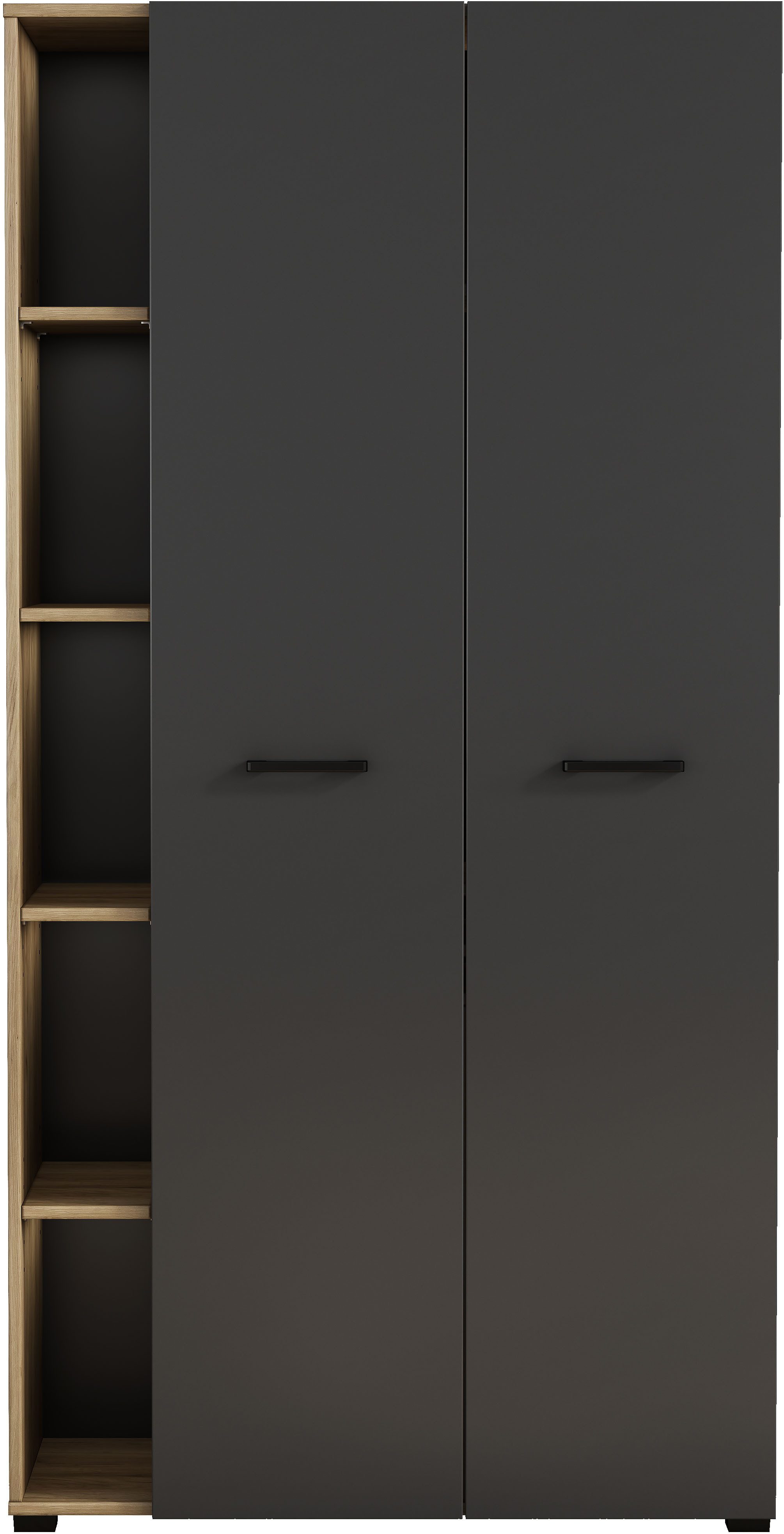 OTTO home Computerschrank Moid (Set) PC-Schrank, mit zwei Türen, mit Tastaturauszug, B 88 cm