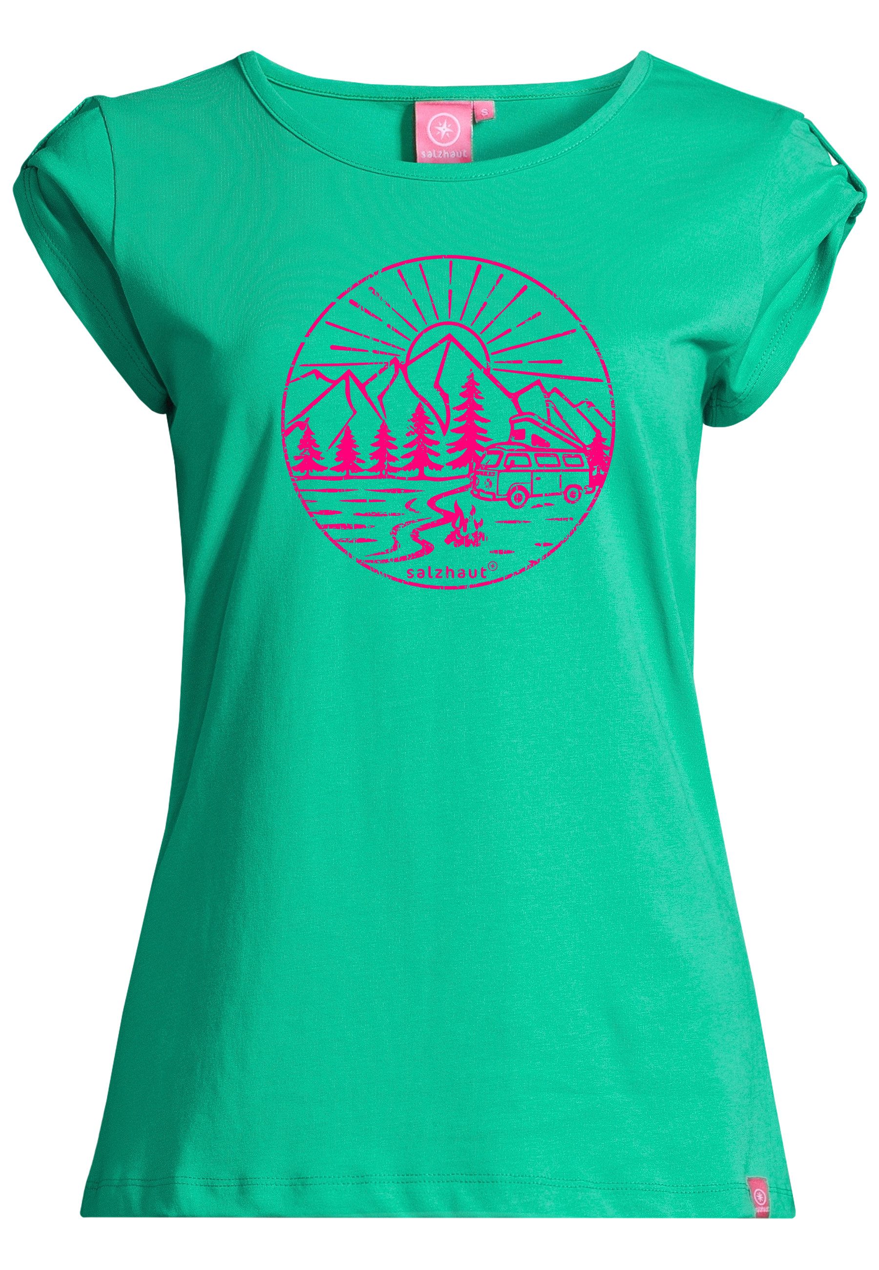 salzhaut T-Shirt BIIKE - CAMPER Damen Tailliert Endlich wieder Sommer! bequ günstig online kaufen