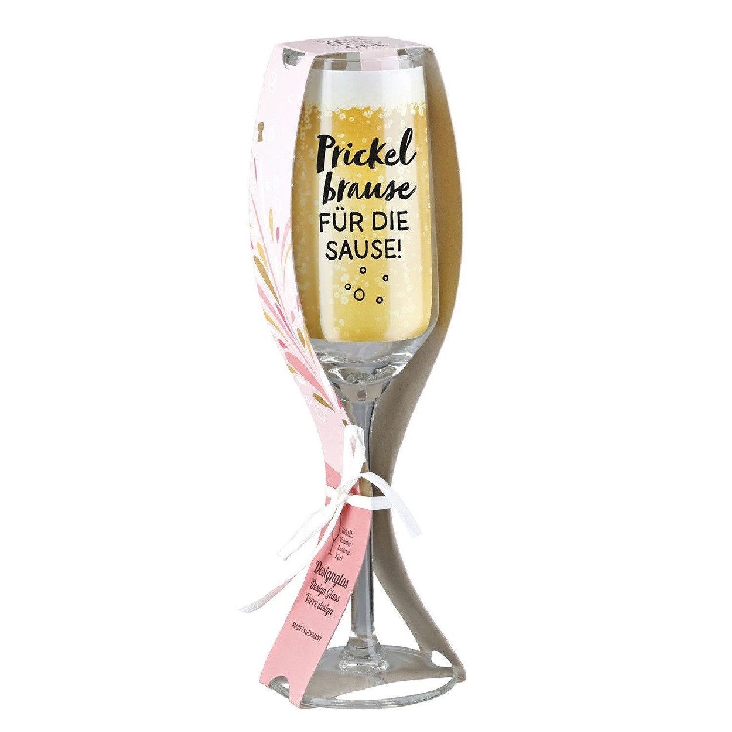 Sektglas 'Prickelbrause' 220 ml