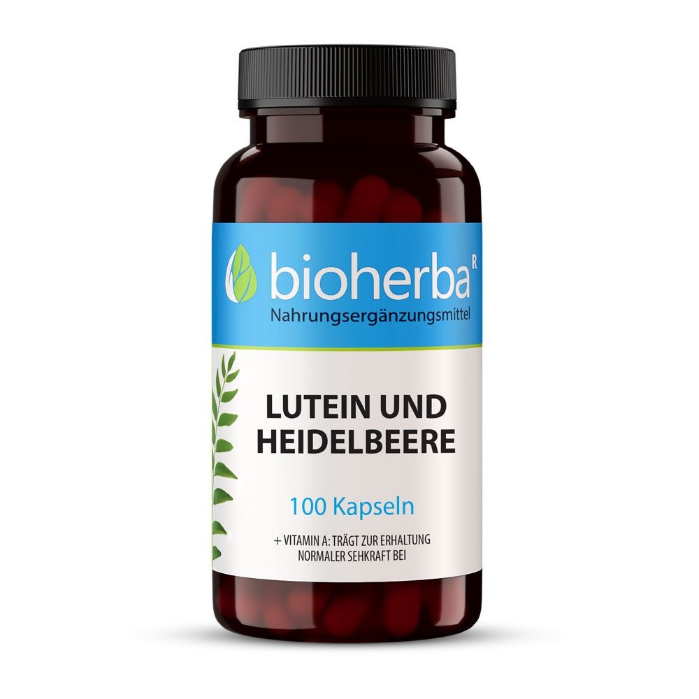 Lutein und Heidelbeere 100 Kapseln Kapseln