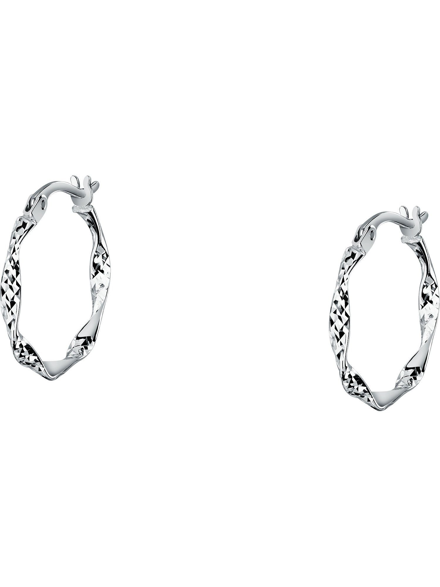 CHRIST Paar Creolen CHRIST Damen-Creolen 585er Weißgold (Paar), Damenschmuc günstig online kaufen