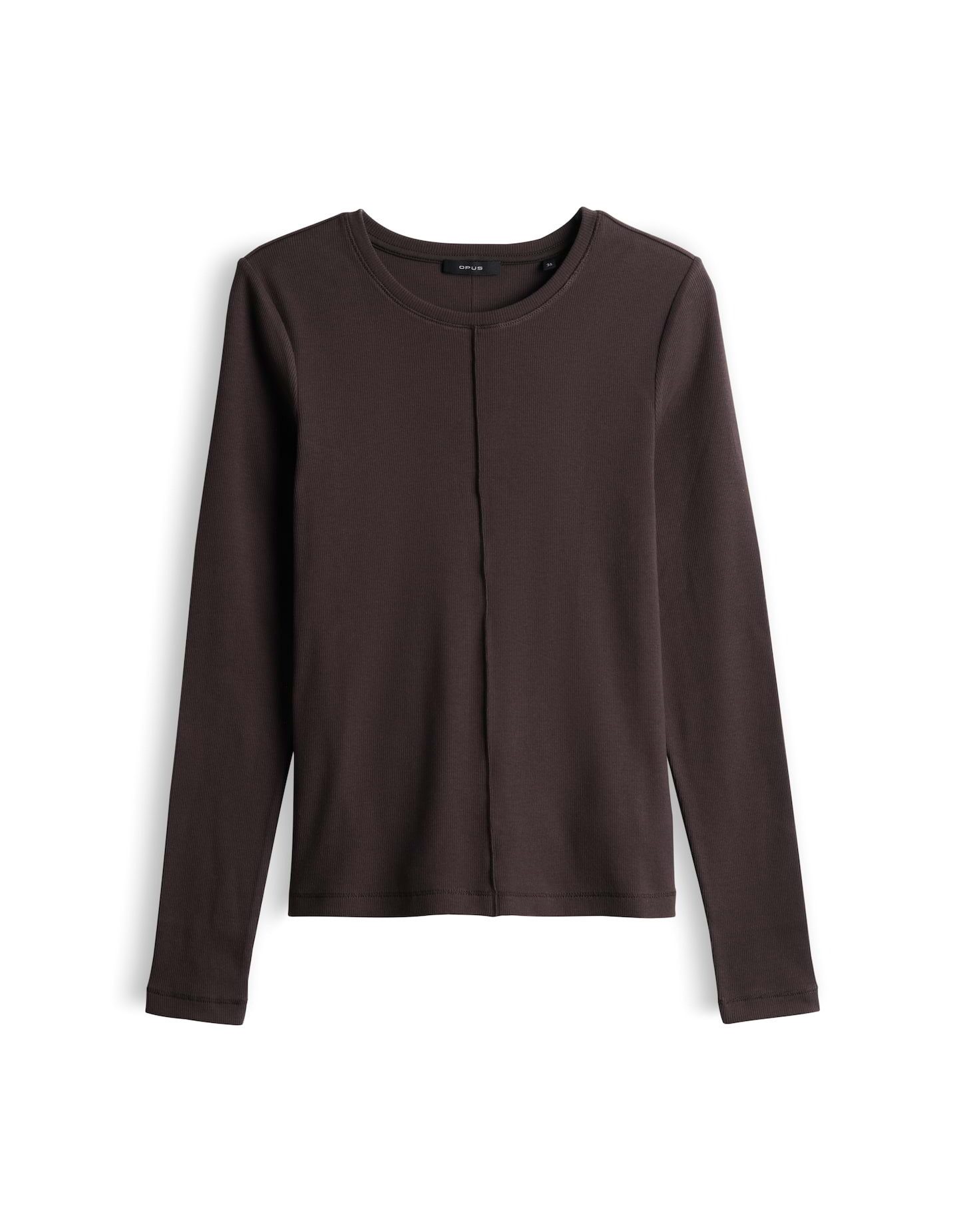 OPUS Langarmshirt Sadalie aus weichem Material Gerader Schnitt mit Rundhals für vielseitige Layerings – Bild 2 von 5