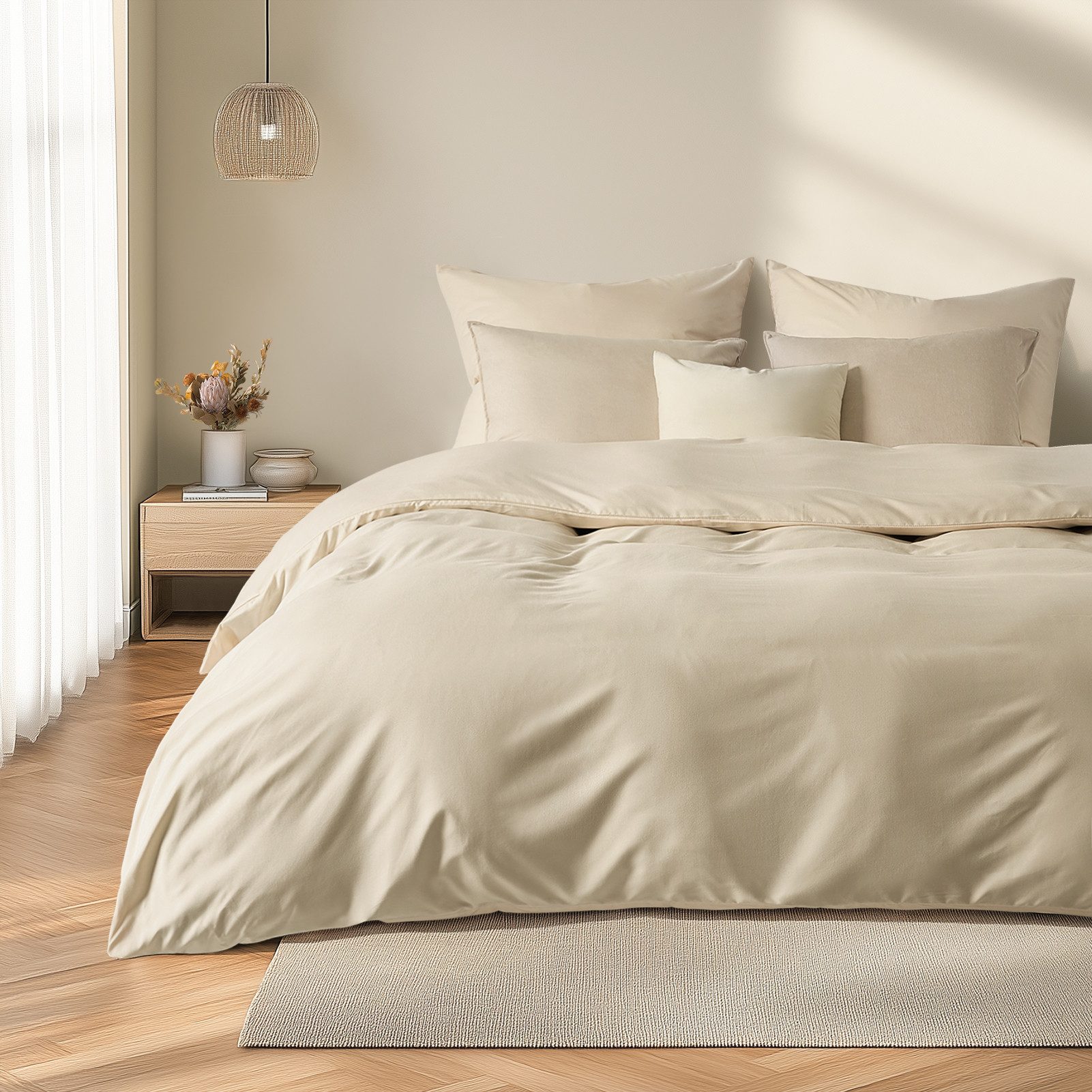 Topfinel Bettwäsche 135x200cm, Seersucker Bettwäsche-Sets, bügelfrei, günstig online kaufen