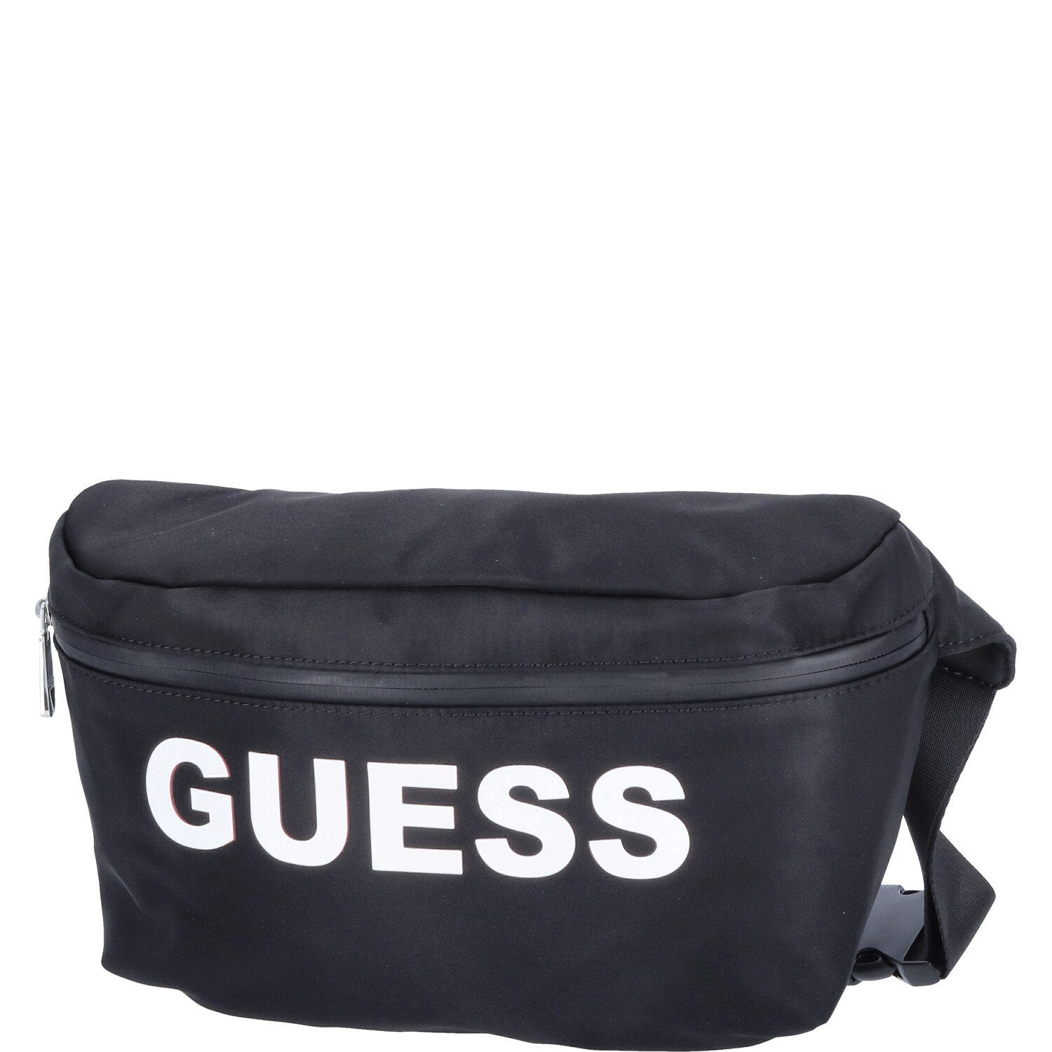 Guess Umhängetasche GUESS Bauchtasche Maxi Logo Black (1, 1-tlg., 1)