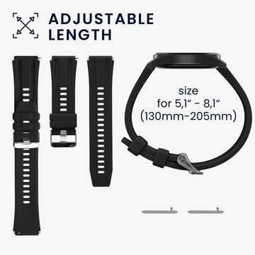 kwmobile Uhrenarmband Armband für Huawei Watch Ultimate / GT3 Pro 46mm, Ersatzarmband Fitnesstracker - Fitness Band Silikon