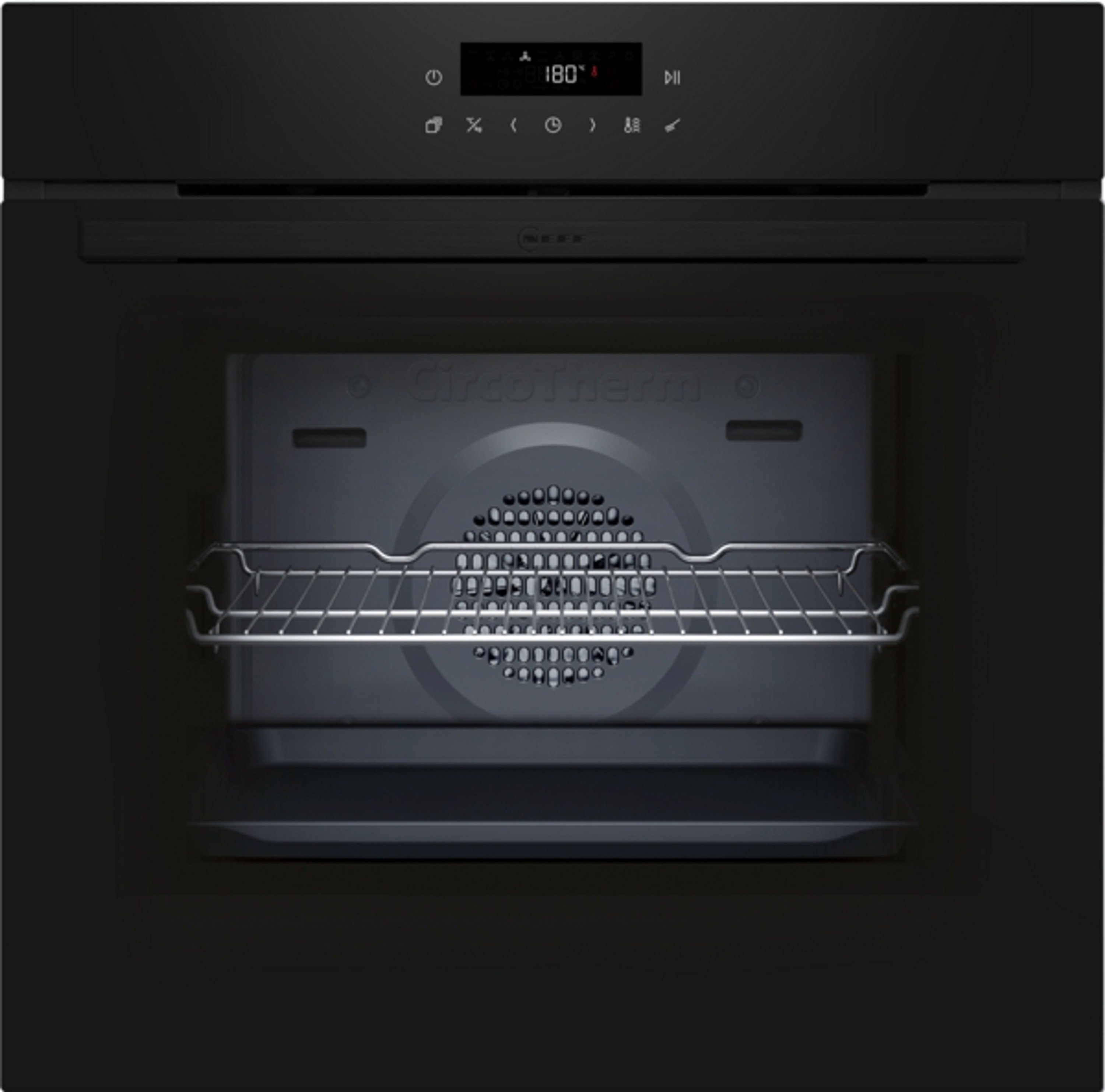 NEFF Einbaubackofen N 30 B2CCJ7AK3, mit nachrüstbar, Automatik-Programme, Halogenleuchte