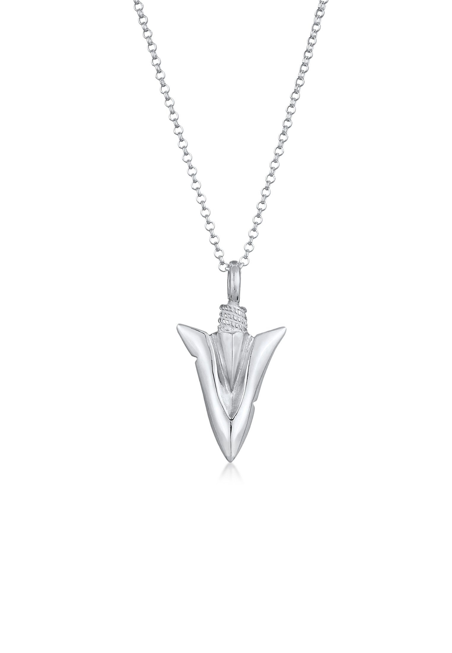 Lange Kette Pfeil Arrow Spitze Anhänger 925 Silber