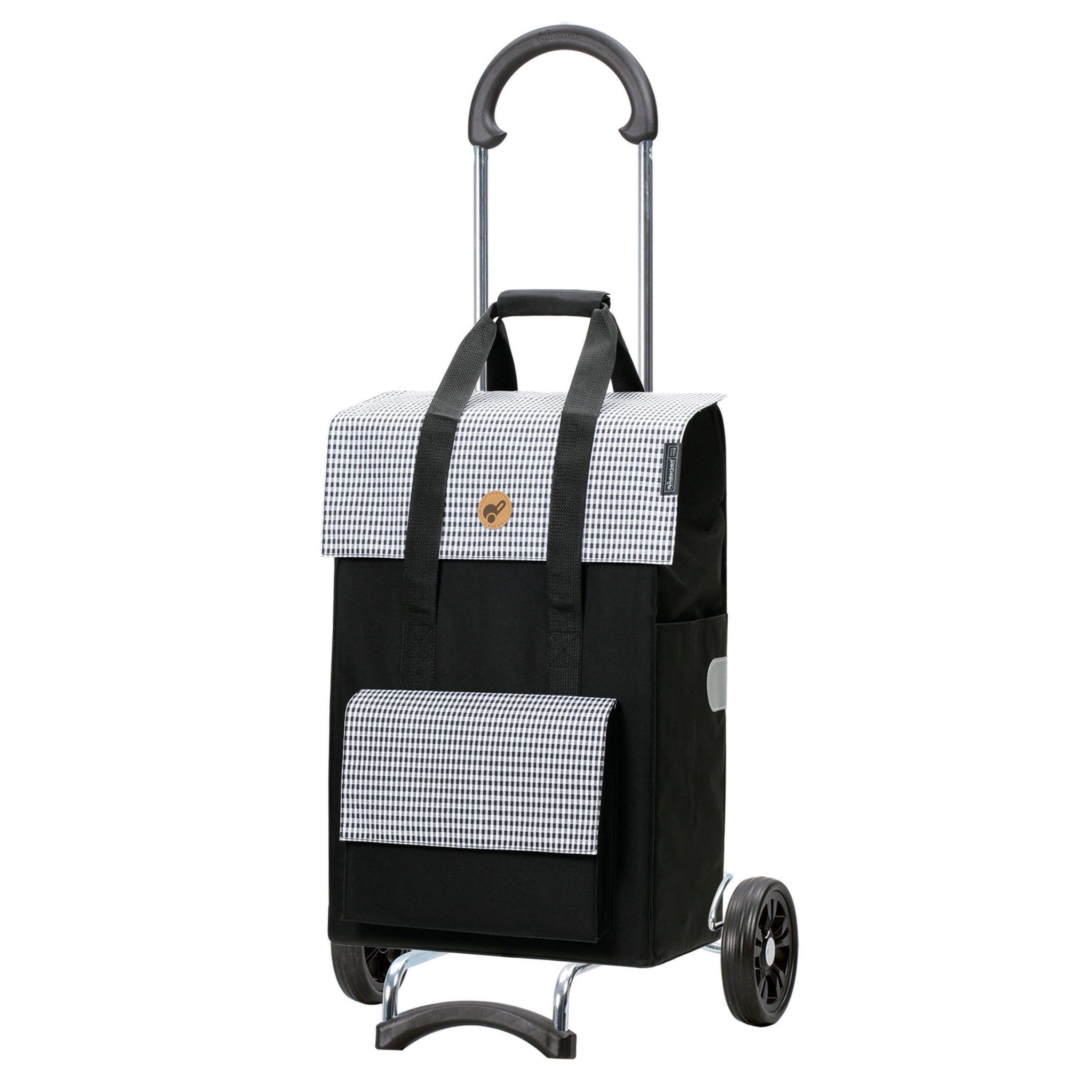Andersen Einkaufstrolley Scala Shopper Milla schwarz, belastbar bis 40kg, wasserabweisend