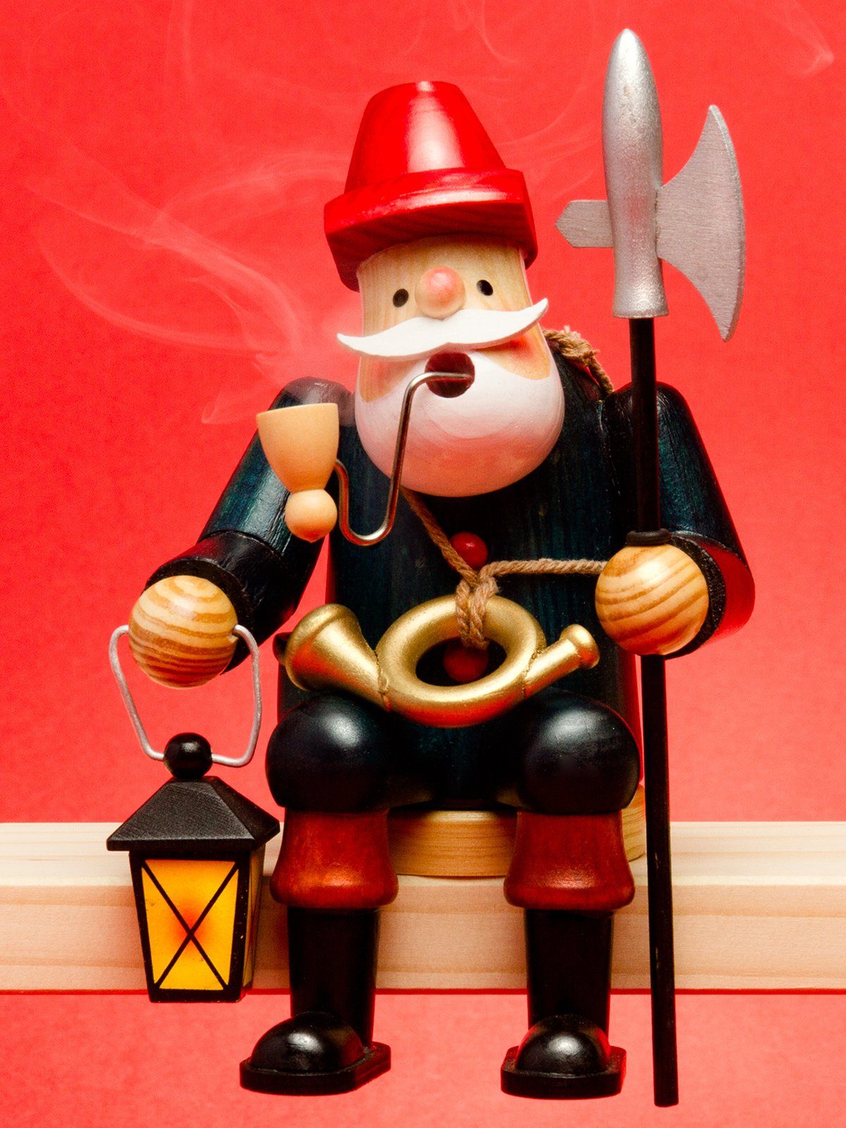 SIKORA Weihnachtsfigur RM-A Kantenhocker Holz Räuchermännchen günstig online kaufen