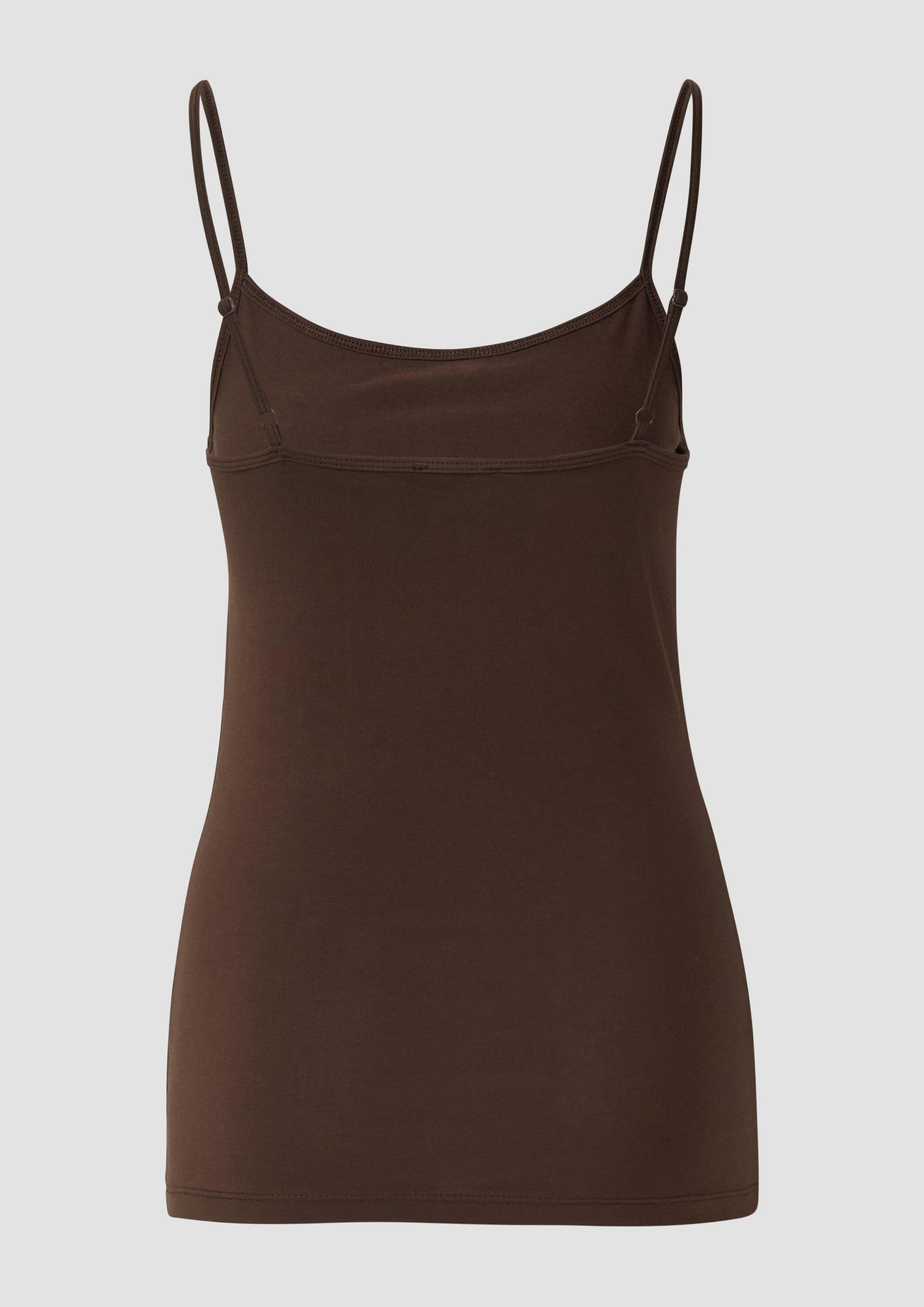 s.Oliver Muscleshirt T-Shirt Elastisches Top mit verstellbaren Trägern günstig online kaufen