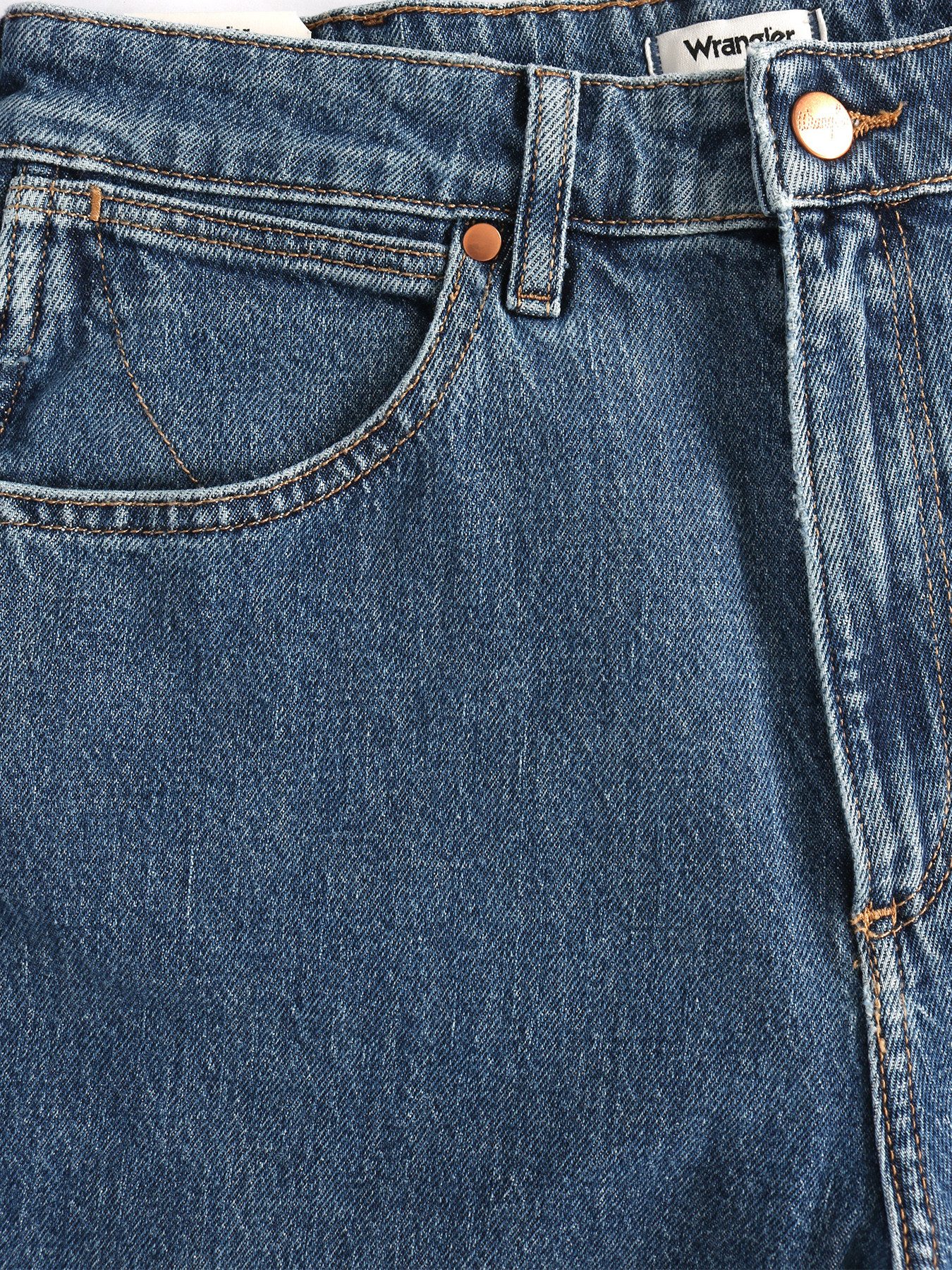 Wrangler Straight-Jeans High Waist Mom Jeans - MOM STRAIGHT WINTER HUE