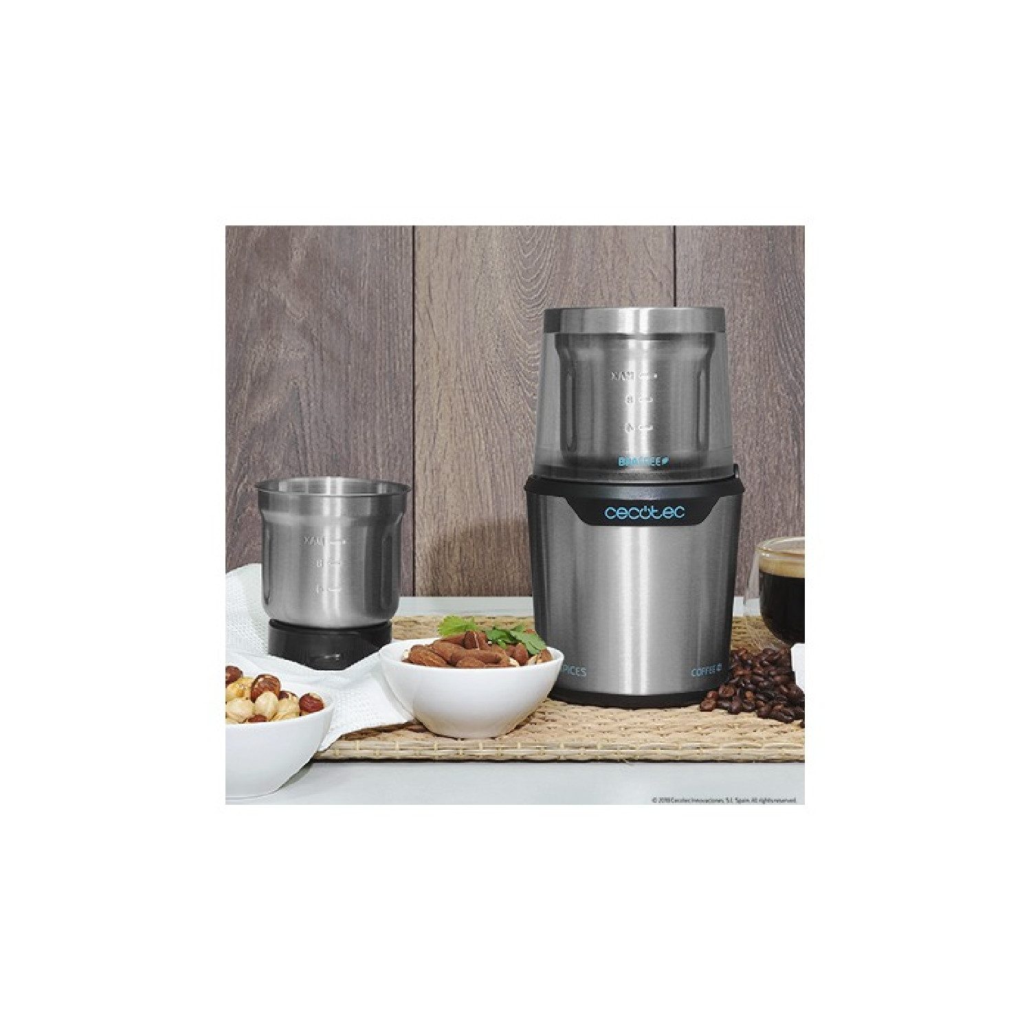 Cecotec Grinder Molinillo De Café Y Especias Titanmill 300 Duoclean
