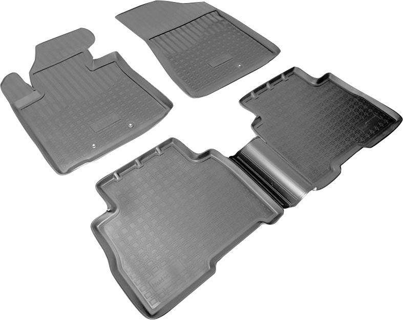 RECAMBO Passform-Fußmatten CustomComforts (4 St), für Kia Sorento, Typ XM 2012 - 2014, perfekte Passform | Automatten