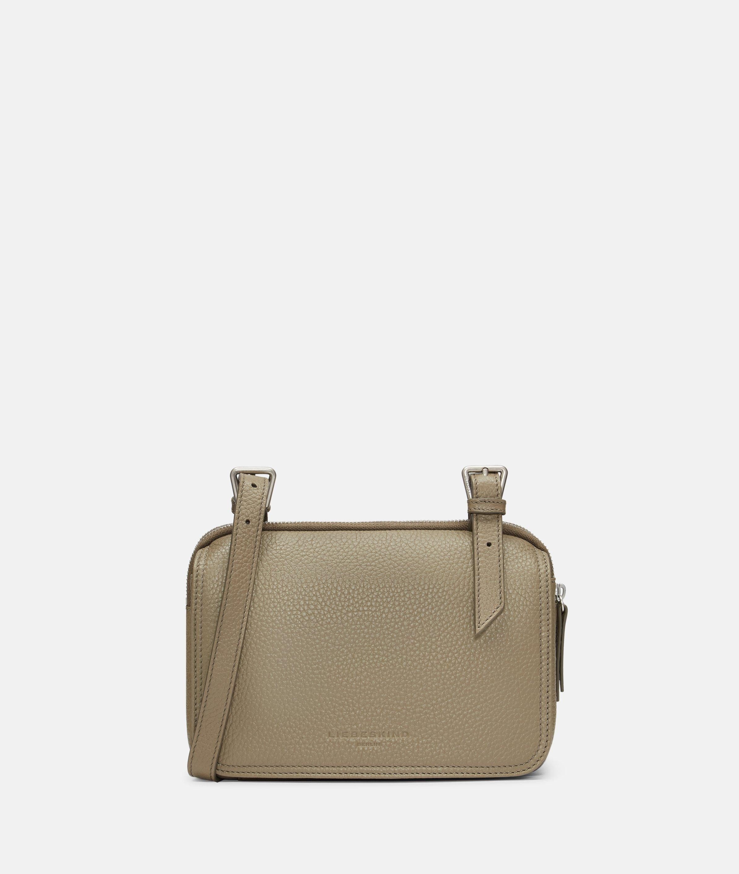 Henkeltasche Schlichte Umhängetasche aus weichem Leder
