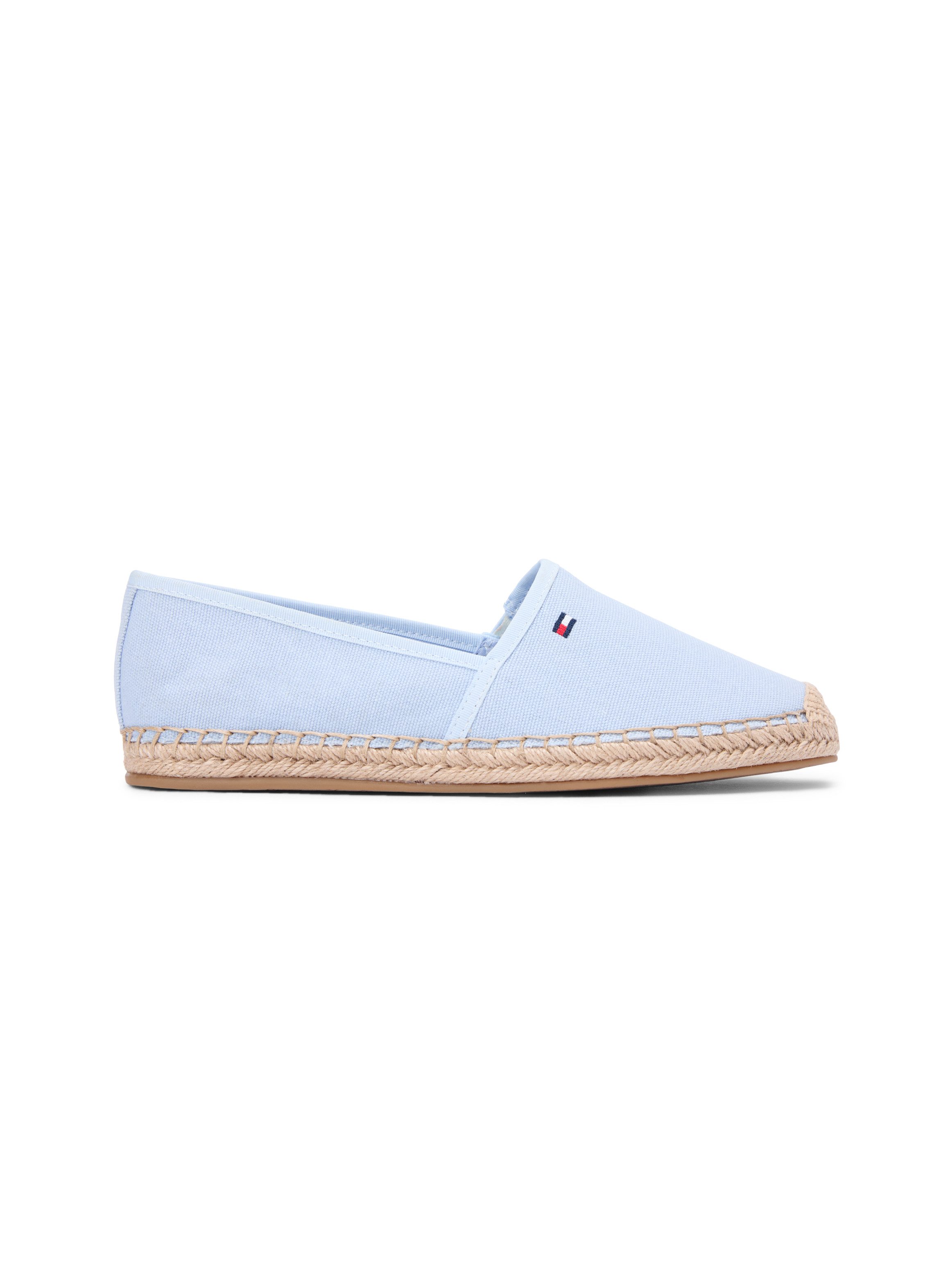 Tommy Hilfiger FLAG CANVAS ESPADRILLE Espadrille,Slipper,Flats,Bequemschuh mit Jutebezug und Ziernähten, schmale Form