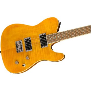 Fender E-Gitarre, Special Edition Custom Telecaster FMT HH Amber - E-Gitarre