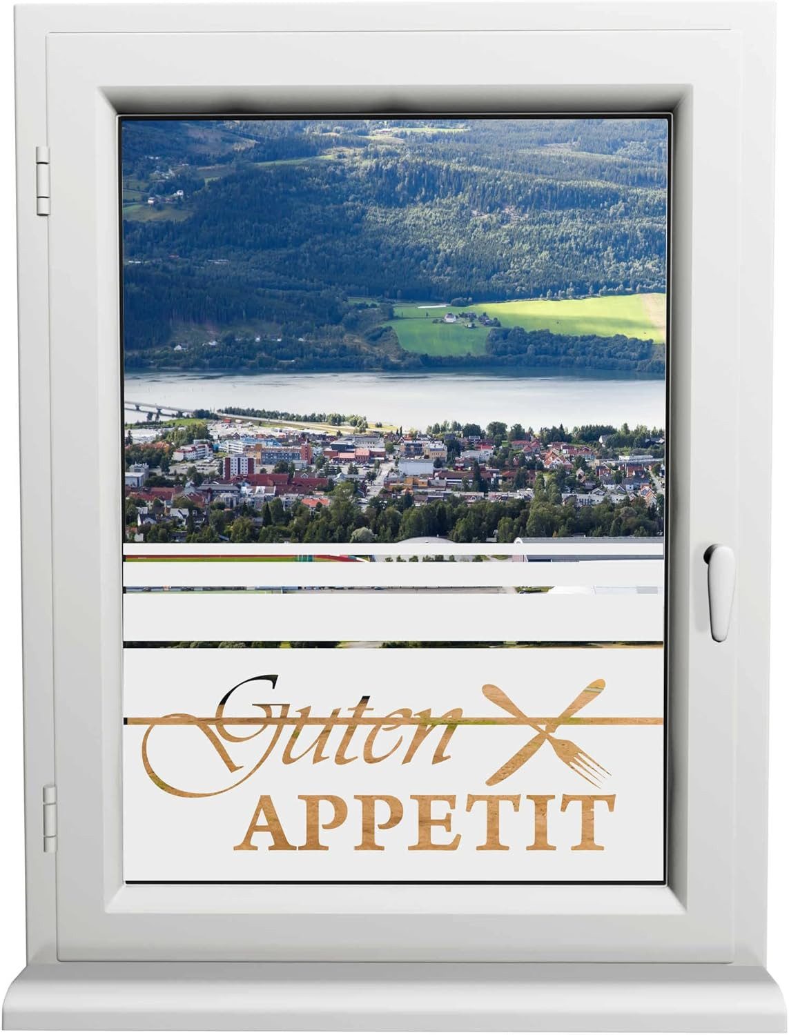 INDIGOS UG Fensterfolie Glasdekorfolie Guten Appetit günstig online kaufen