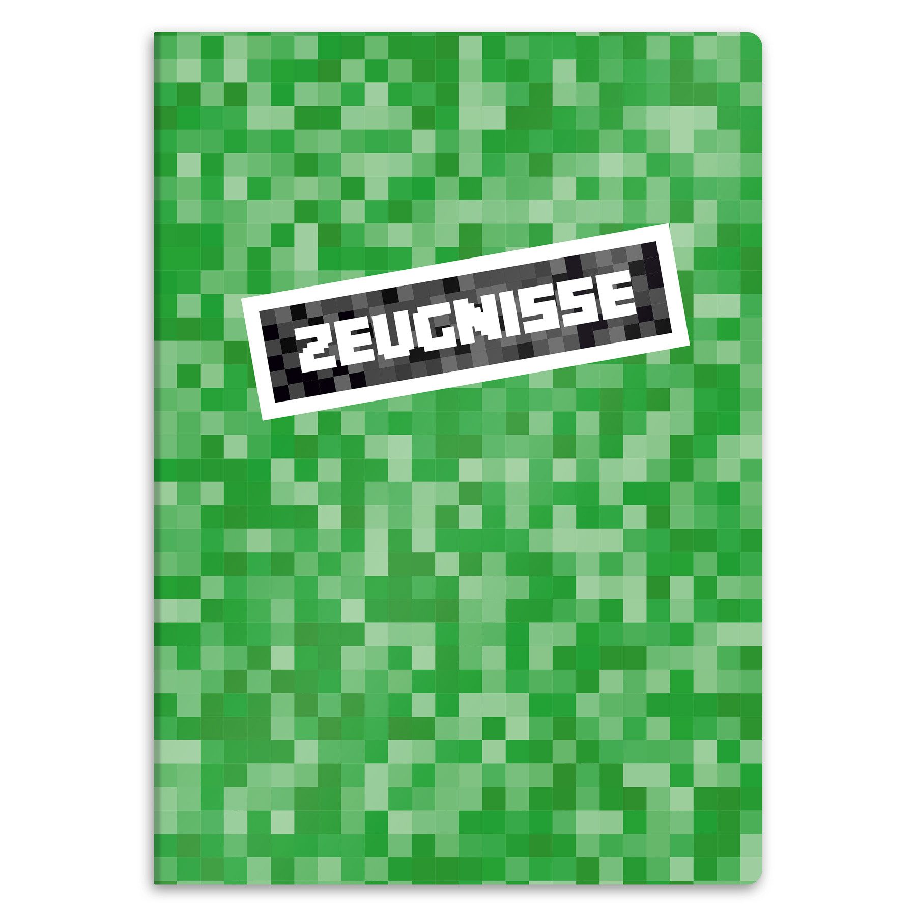 itenga Organisationsmappe itenga Zeugnismappe Sichtbuch Motiv Pixel